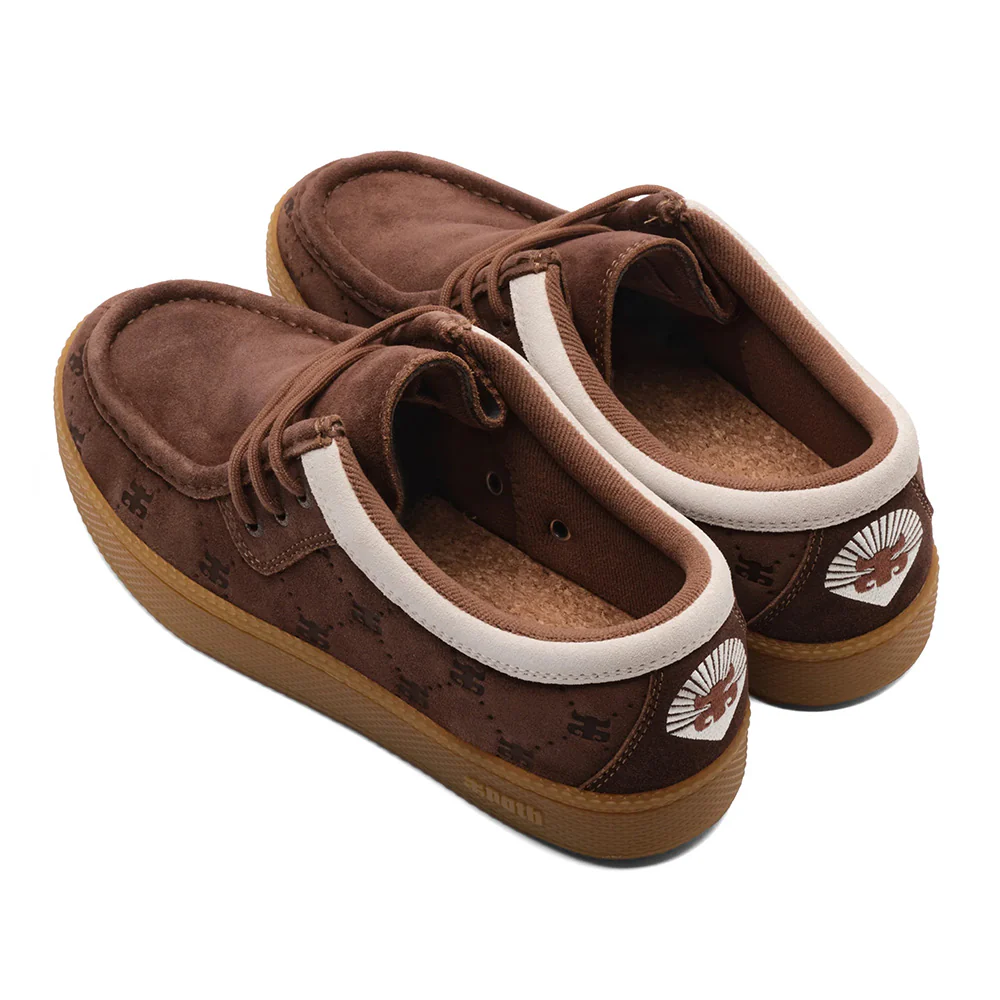 IPATH CATS LOW BROWN EMBOSSED SUEDE - Image 5