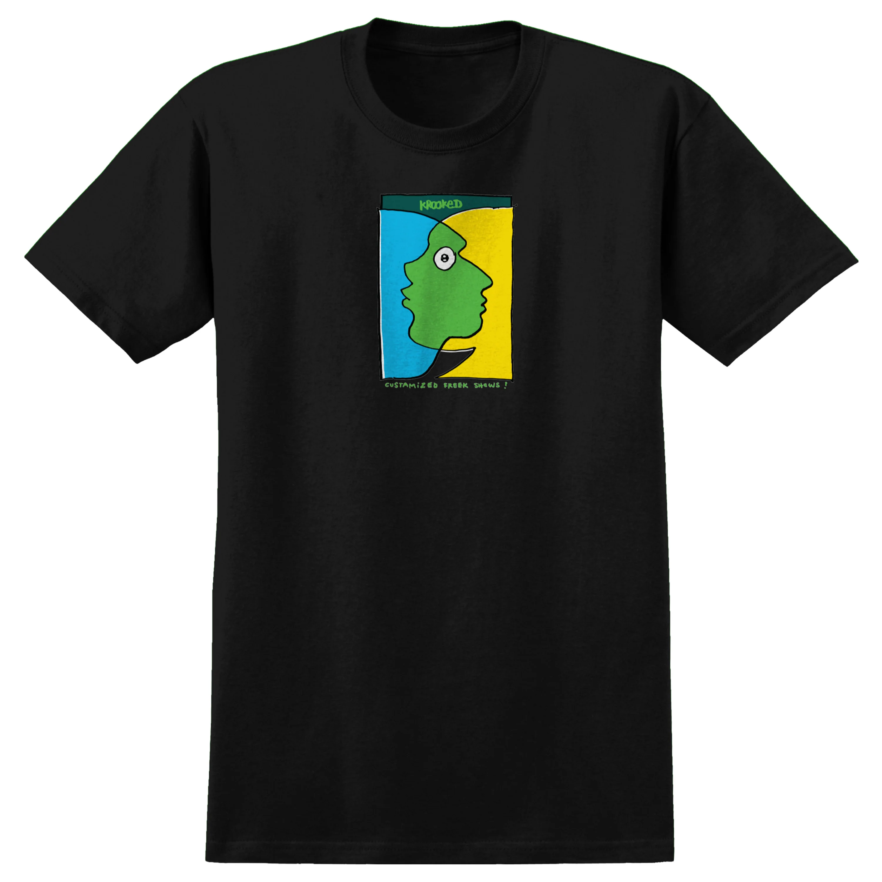 KROOKED FREAK SHOWS TEE BLACK