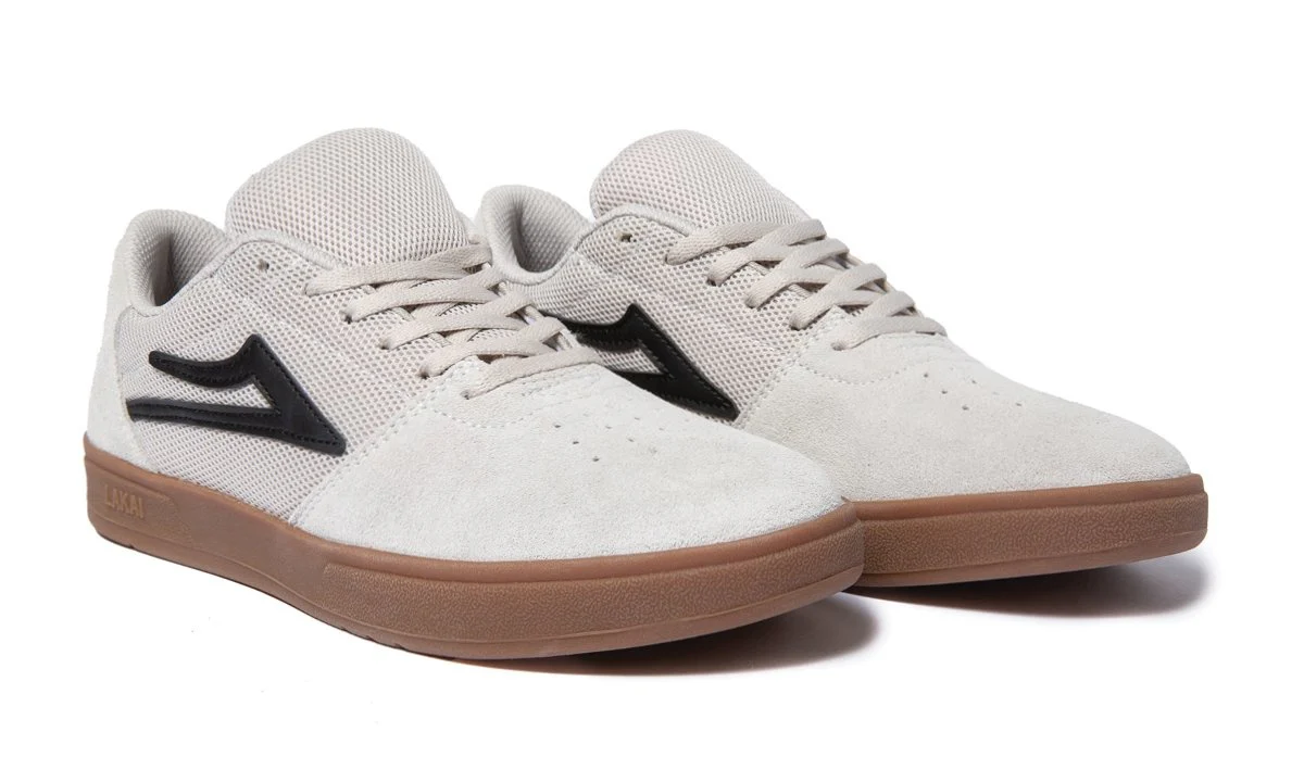 LAKAI BRIGHTON WHITE/GUM SUEDE - Image 3