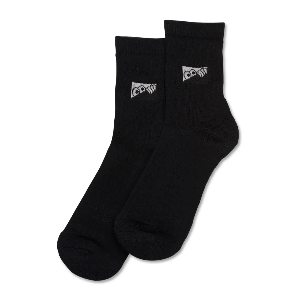 LAST RESORT HEEL TAB DRESS SOCKS BLACK