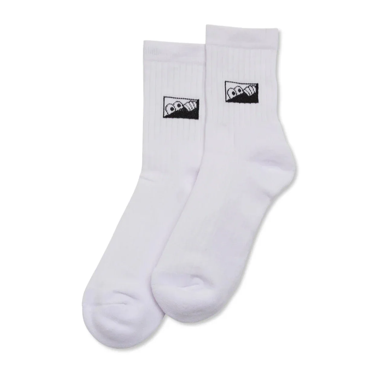 LAST RESORT HEEL TAB DRESS SOCKS WHITE