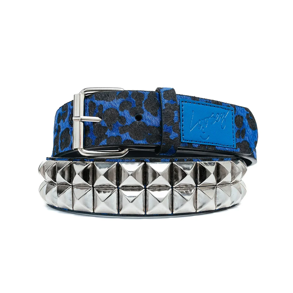 LOOSEY BLUE STUDDED CHEETAH