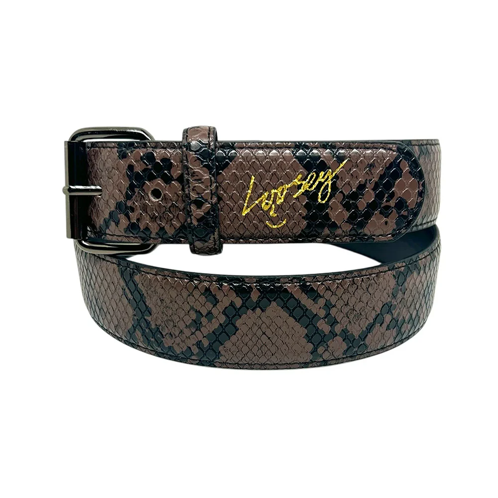 LOOSEY SLITHER BELT BROWN