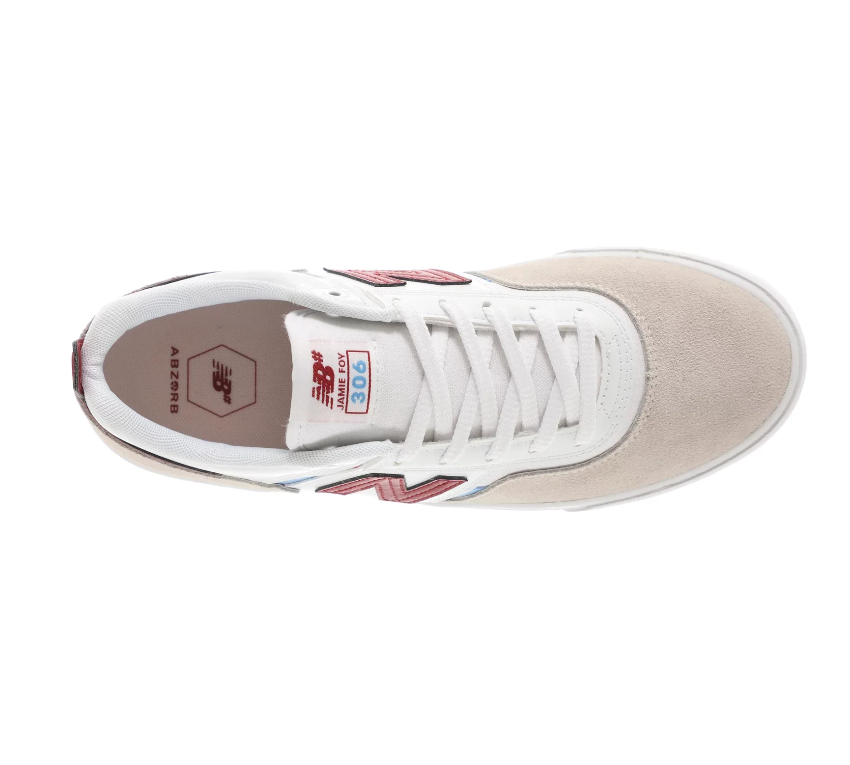 NB NUMERIC FOY 306 WHITE / MAROON / MAGENTA - Image 3