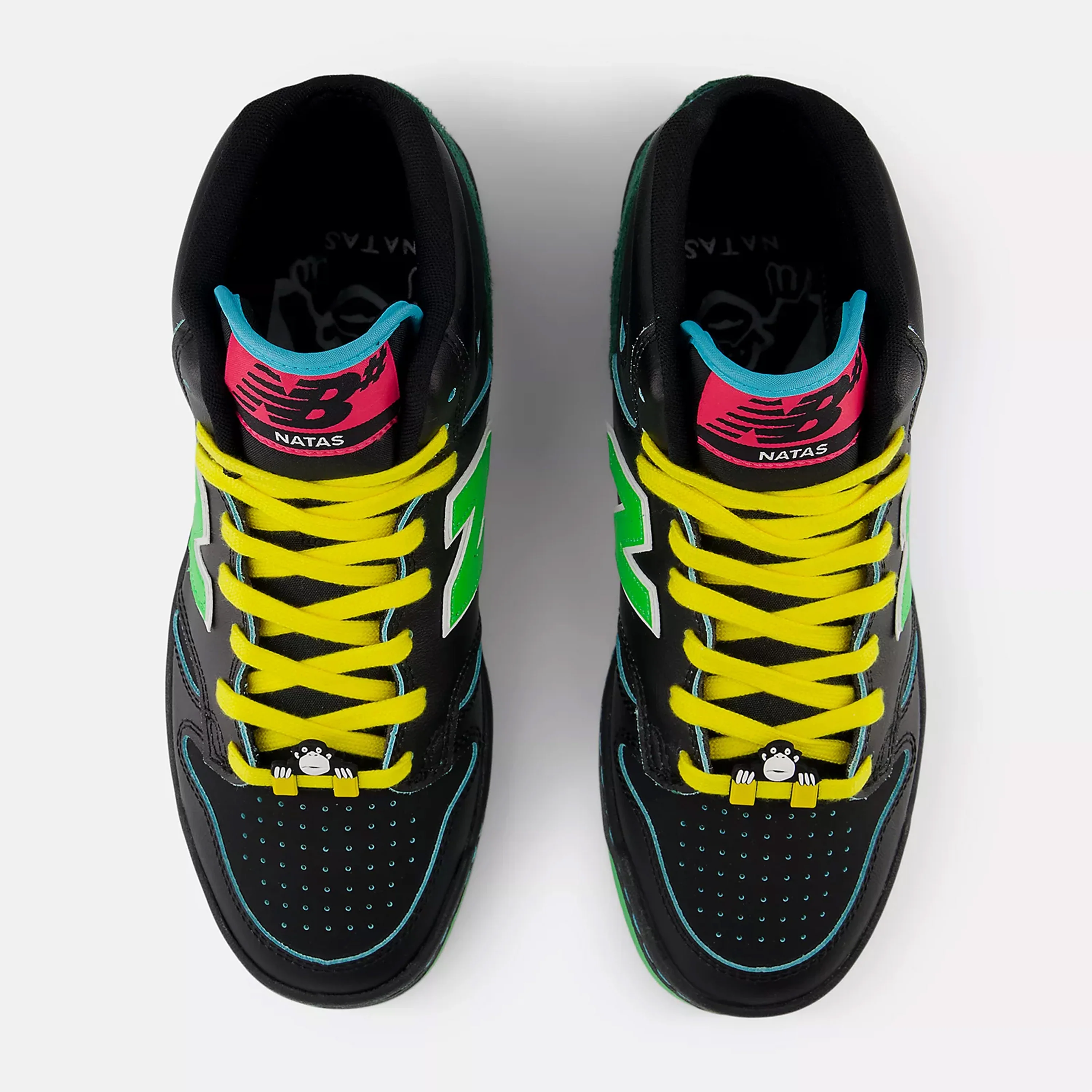NB NUMERIC X NATAS KAUPAS 480 HIGH BLACK / LIME GREEN - Image 6