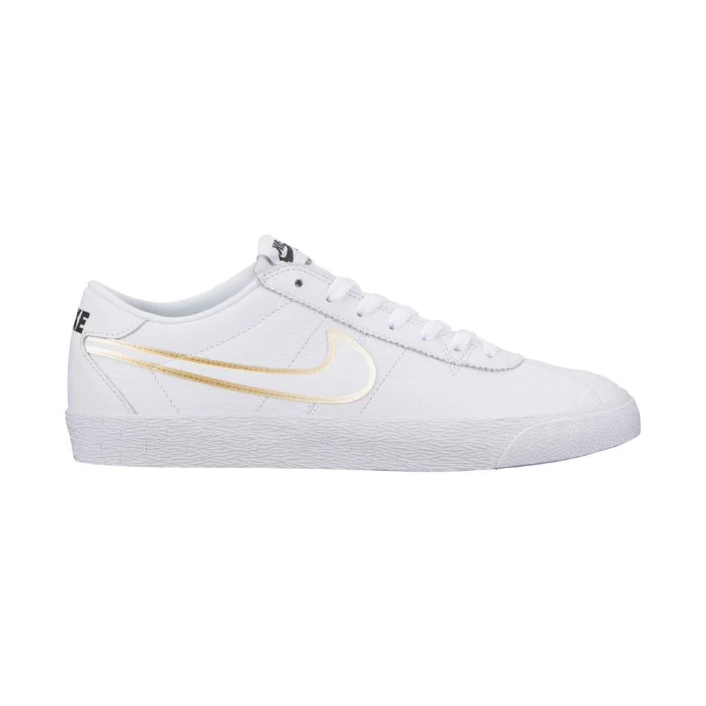 NIKE SB ZOOM BRUIN PREMIUM WHITE / METALLIC GOLD