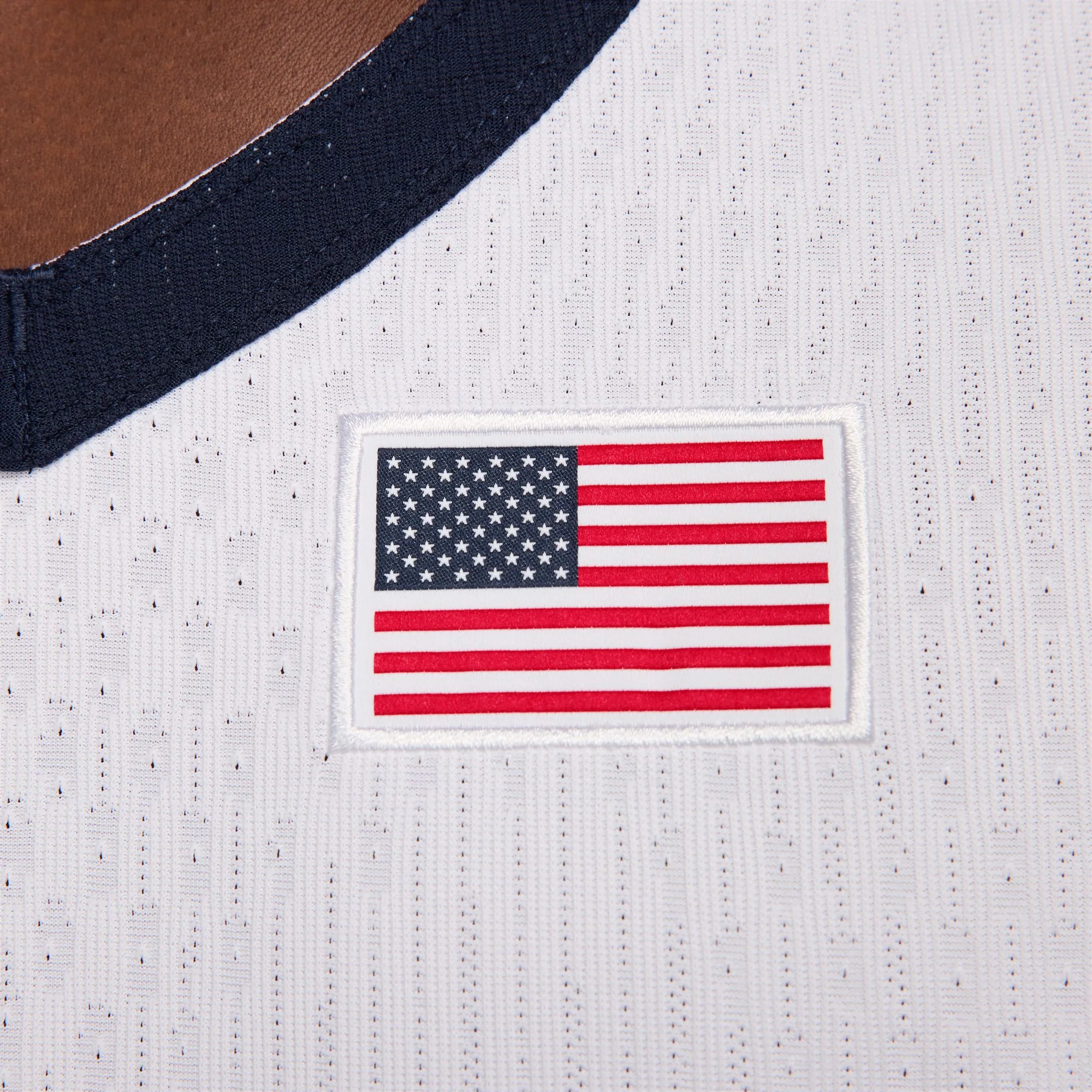 NIKE SB 2024 FEDERATION KIT DRI-FIT ADV SLEEVELESS SKATE JERSEY USA WHITE - Image 5