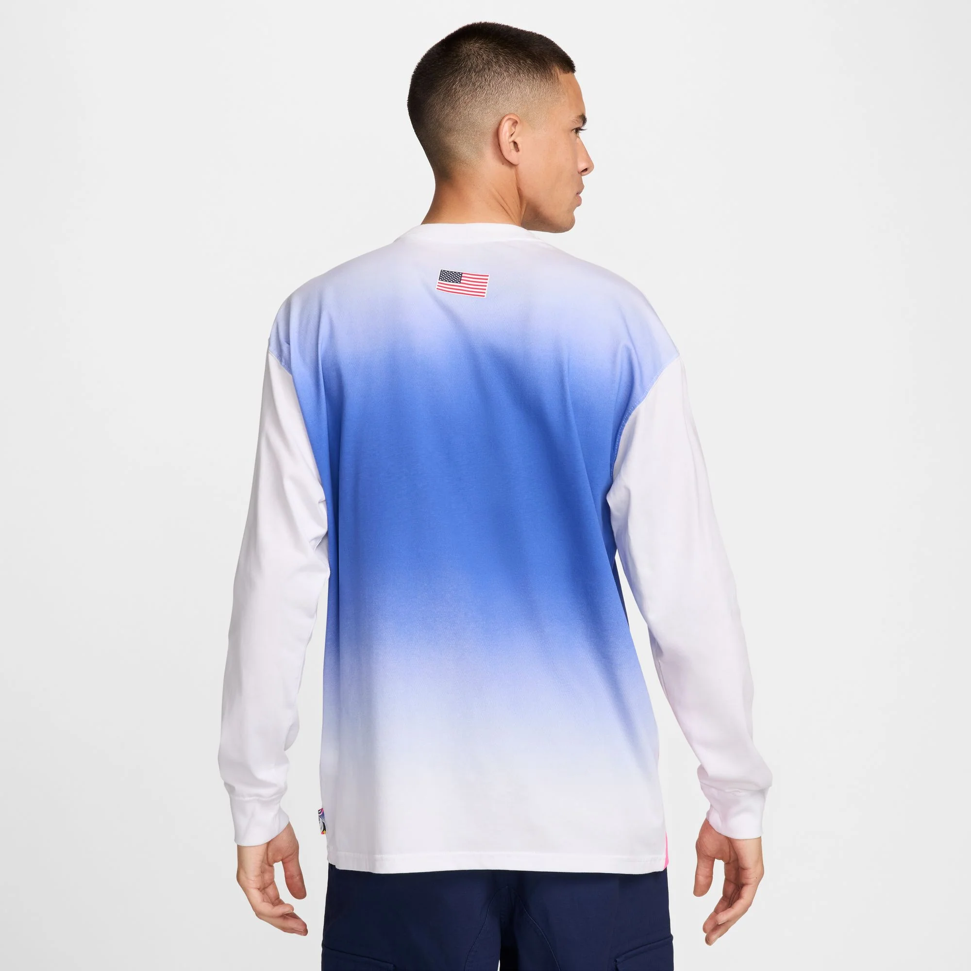 NIKE SB 2024 FEDERATION KIT LONG SLEEVE SKATE TEE USA WHITE - Image 3