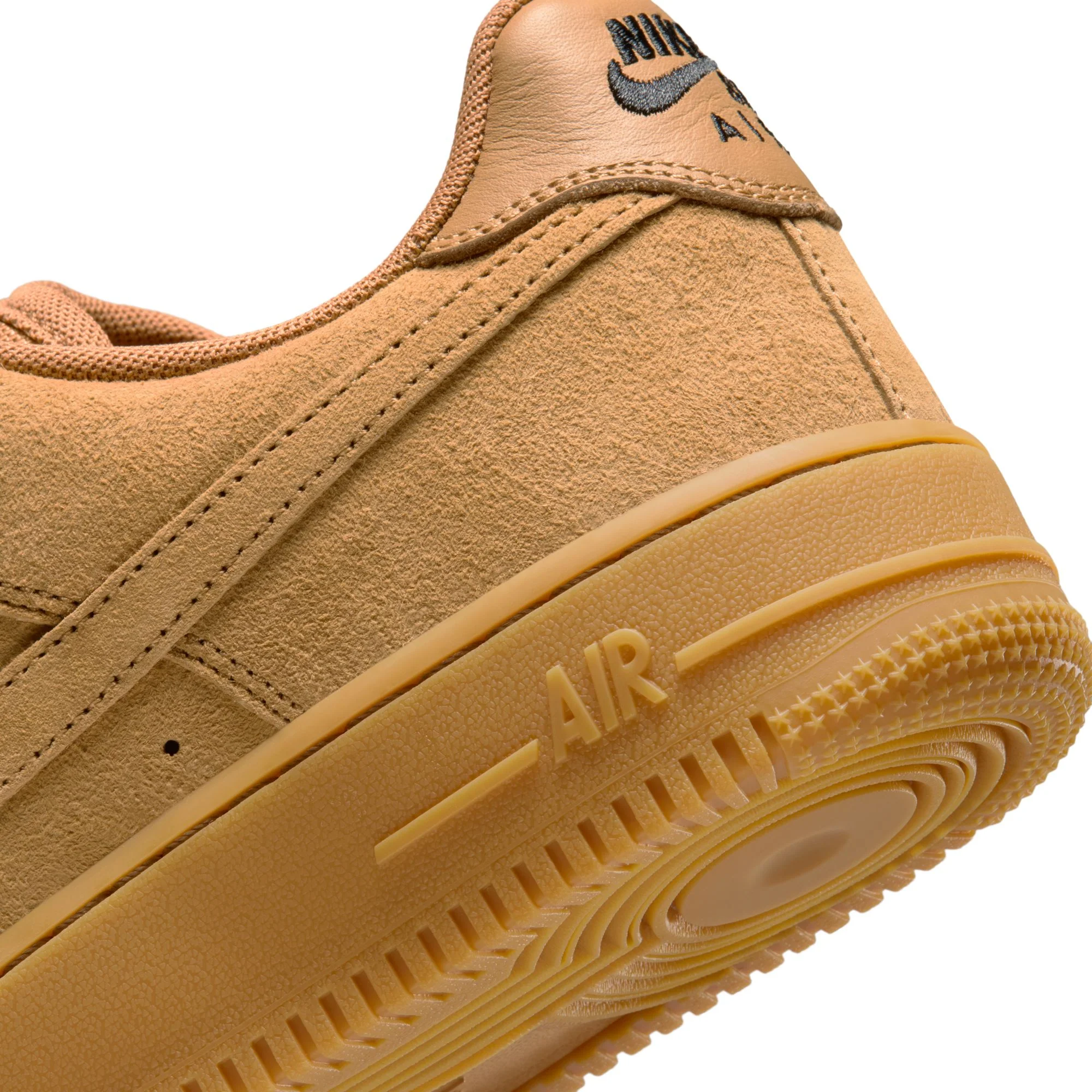 NIKE SB AIR FORCE 1 FLAX / FLAX-BLACK-GUM LIGHT BROWN - Image 8