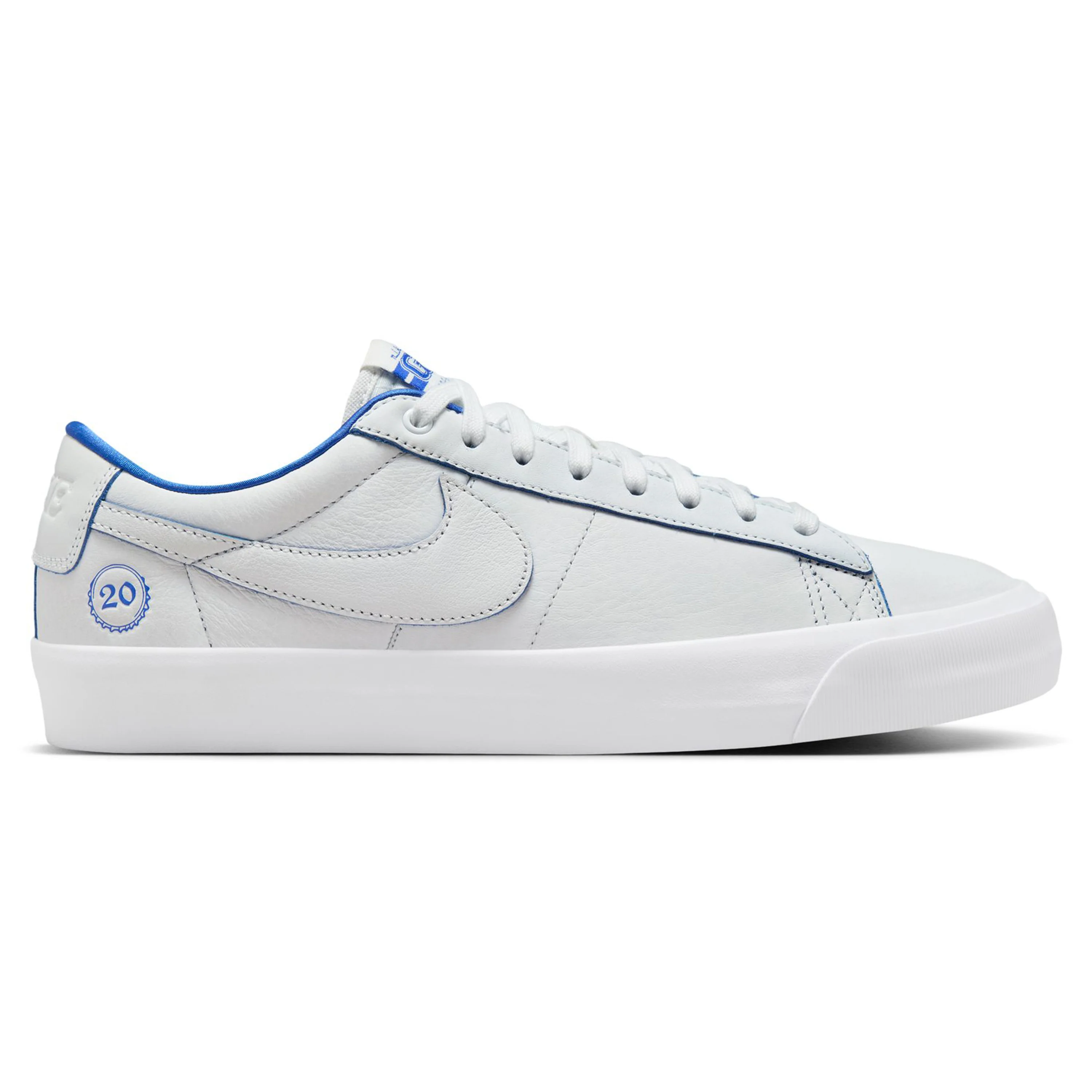 NIKE SB BLAZER LOW PRO GT "20 YEARS" SUMMIT WHITE/GAME ROYAL