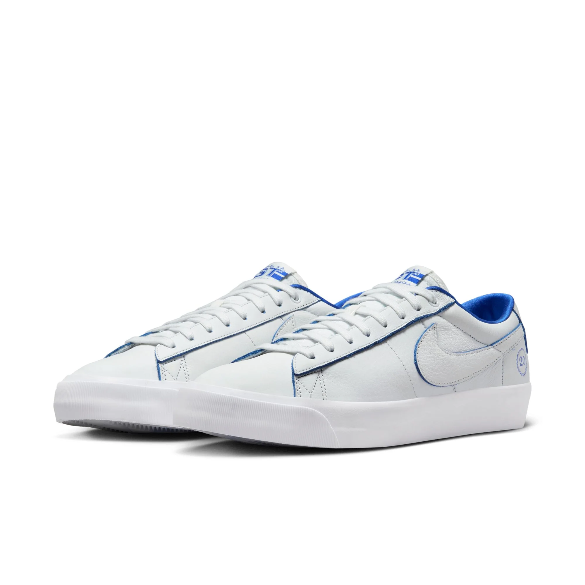 NIKE SB BLAZER LOW PRO GT "20 YEARS" SUMMIT WHITE/GAME ROYAL - Image 3
