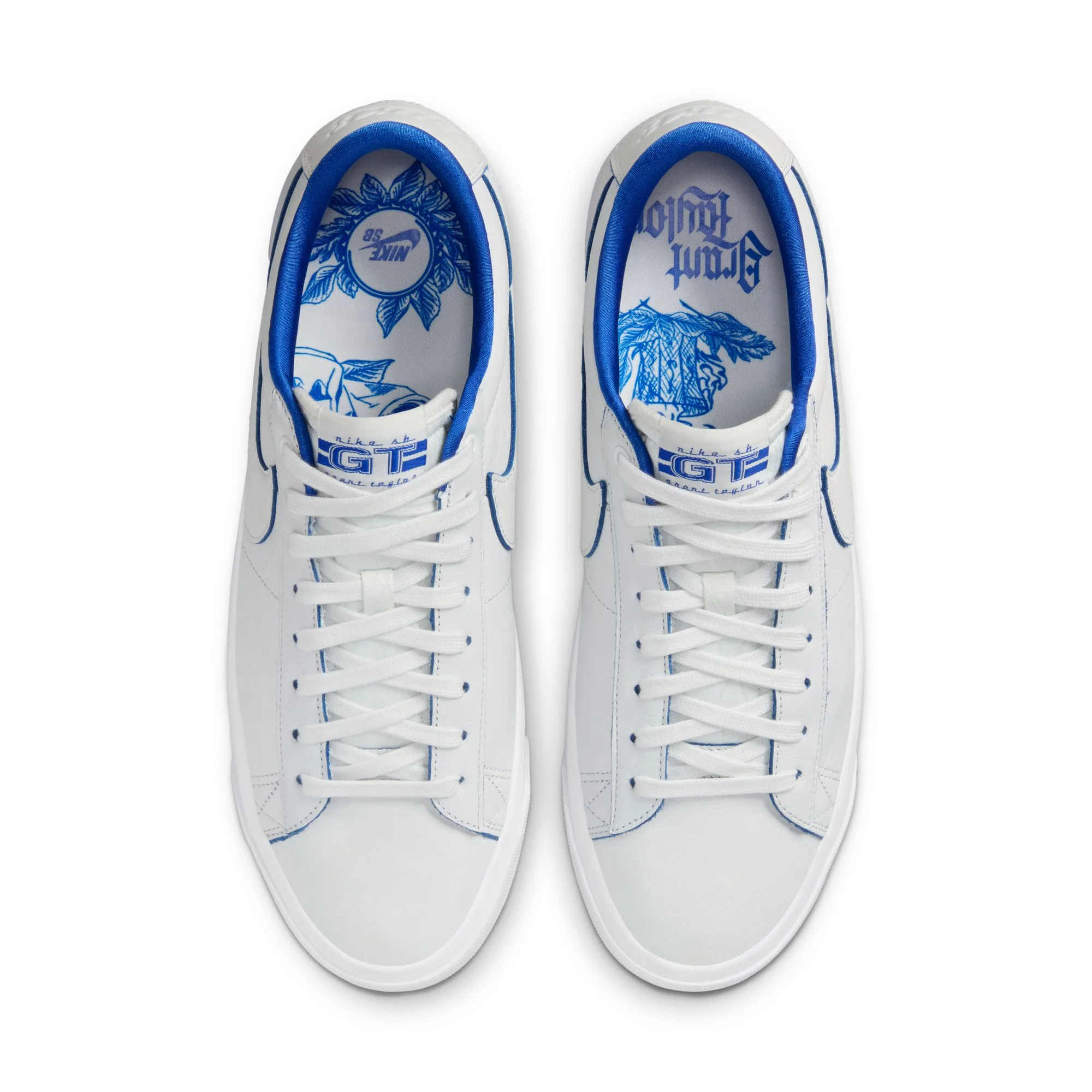 NIKE SB BLAZER LOW PRO GT "20 YEARS" SUMMIT WHITE/GAME ROYAL - Image 4