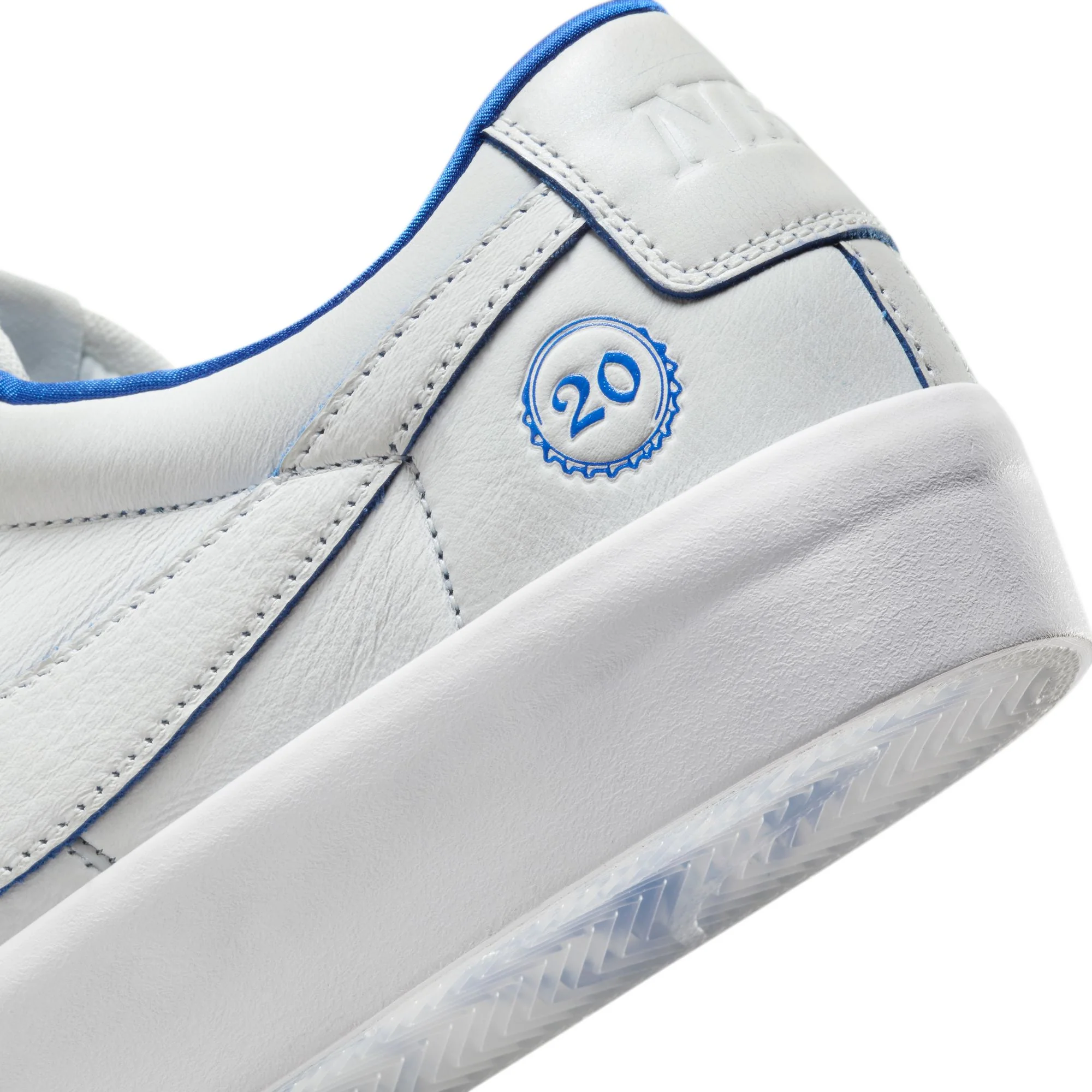 NIKE SB BLAZER LOW PRO GT "20 YEARS" SUMMIT WHITE/GAME ROYAL - Image 9
