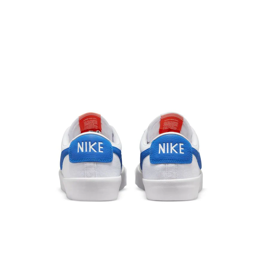 NIKE SB BLAZER LOW PRO GT ISO WHITE / VARSITY ROYAL - Image 3