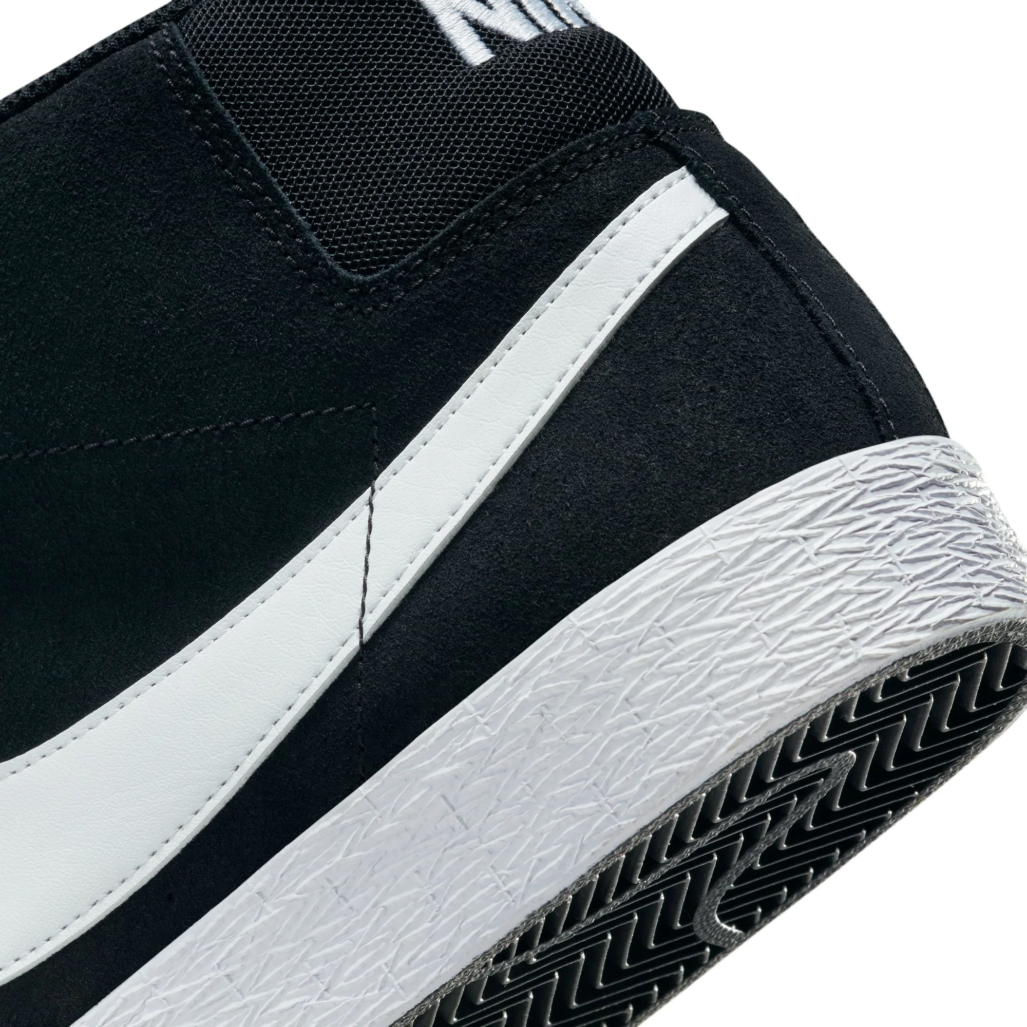 NIKE SB BLAZER MID BLACK / WHITE - Image 6