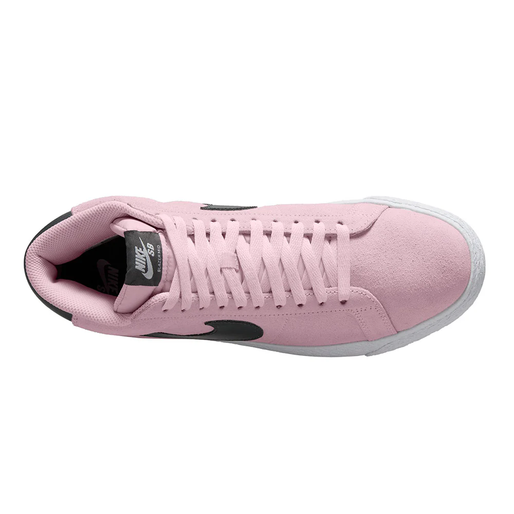 NIKE SB BLAZER MID PINK FOAM/ANTHRACITE-WHITE-GUM YELLOW - Image 4