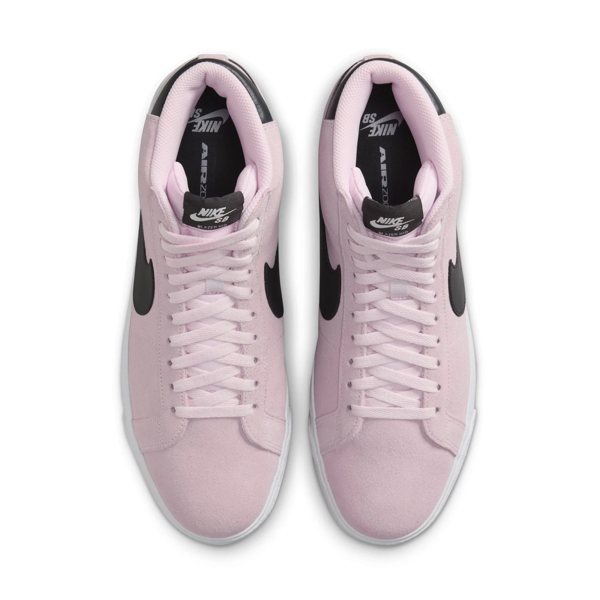 NIKE SB BLAZER MID PINK FOAM/ANTHRACITE-WHITE-GUM YELLOW - Image 7