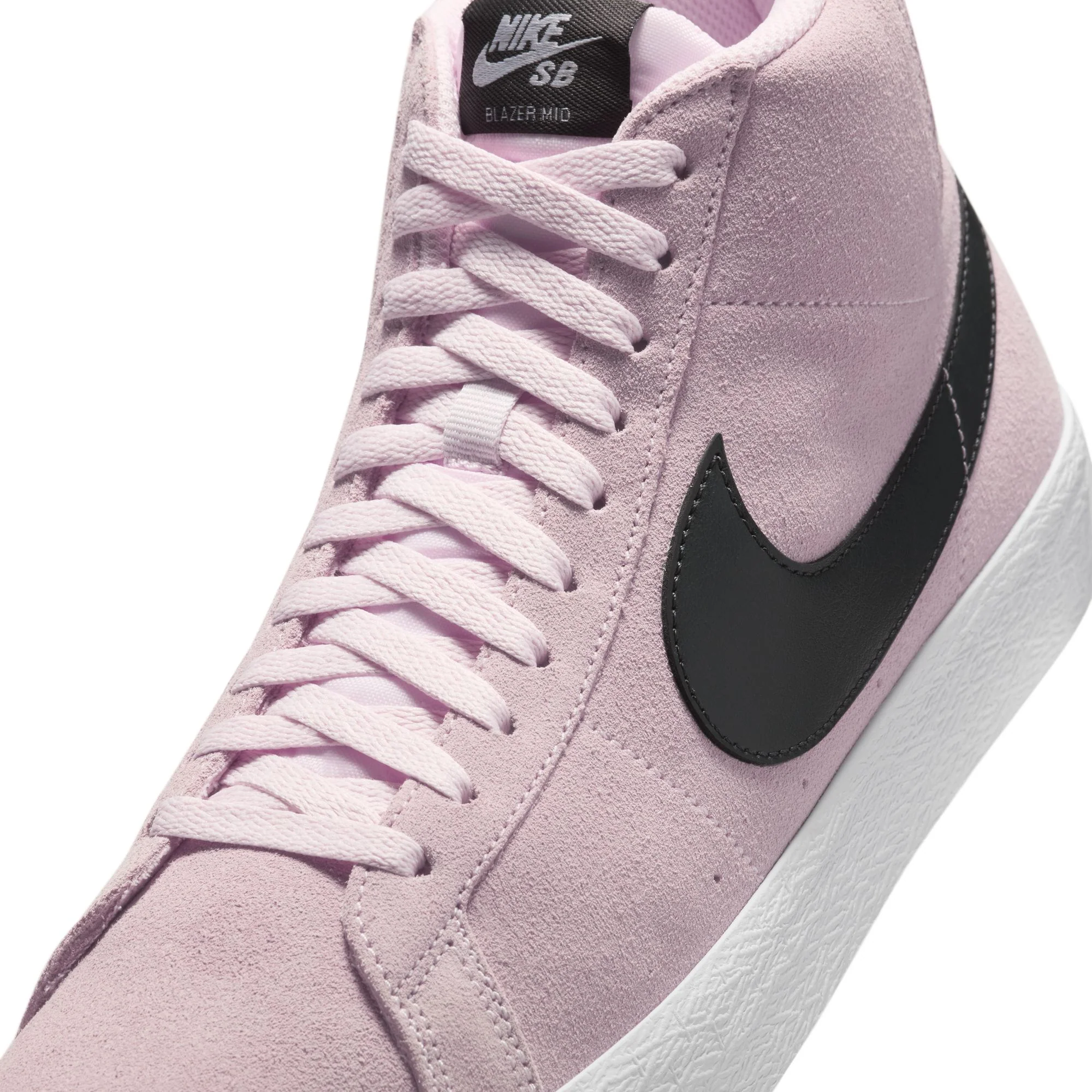 NIKE SB BLAZER MID PINK FOAM/ANTHRACITE-WHITE-GUM YELLOW - Image 9