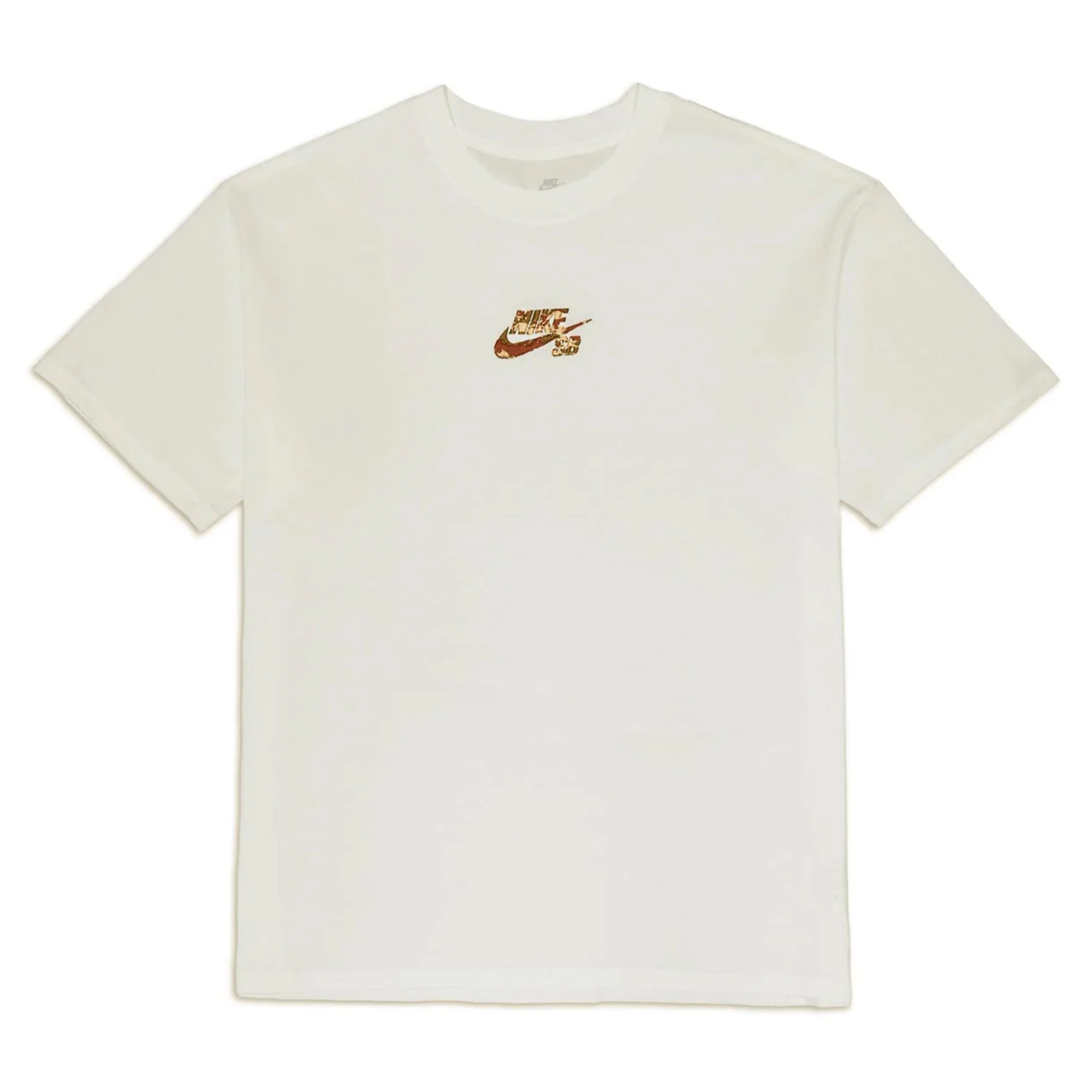 NIKE SB CAMO CENTERED LOGO MAX90 TEE WHITE