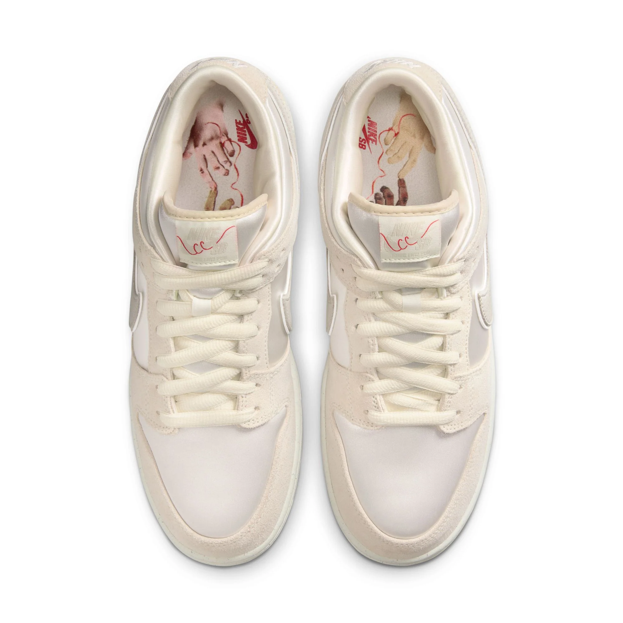 NIKE SB 'CITY OF LOVE' DUNK LOW PRO WHITE / RED - Image 7
