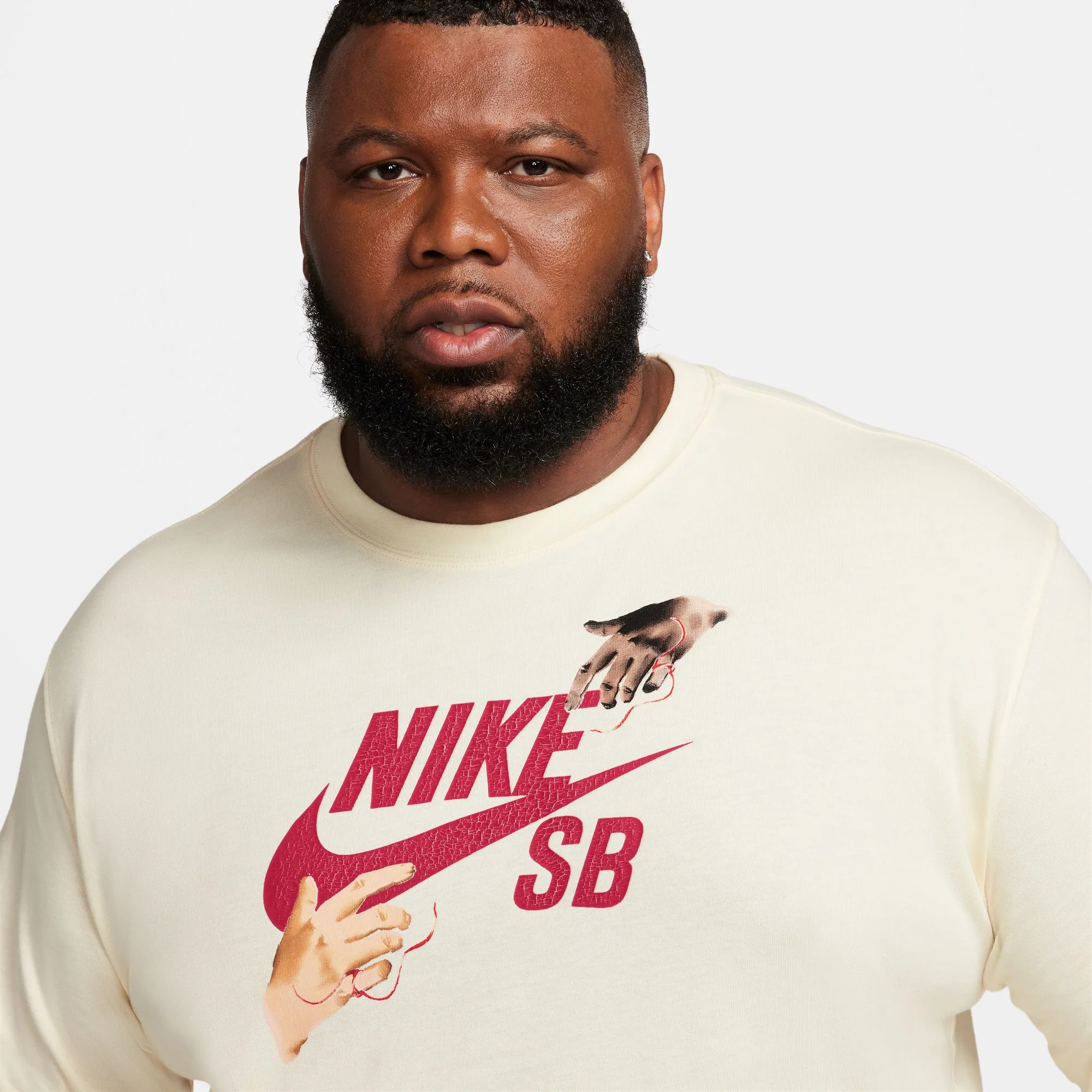 NIKE SB 'CITY OF LOVE' LS SKATE TEE COCONUT MILK - Image 2