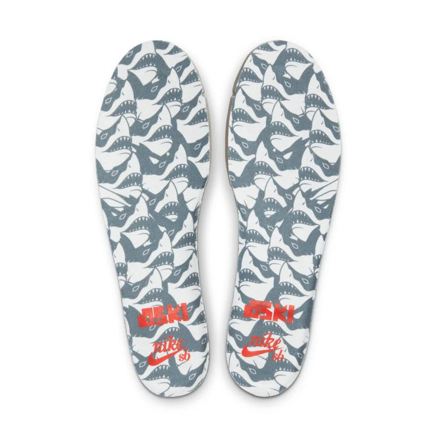 NIKE SB DUNK HIGH PRO ISO OSKI SHARK WHITE / COOL GREY - Image 3