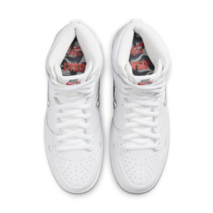 NIKE SB DUNK HIGH PRO ISO OSKI SHARK WHITE / COOL GREY - Image 7