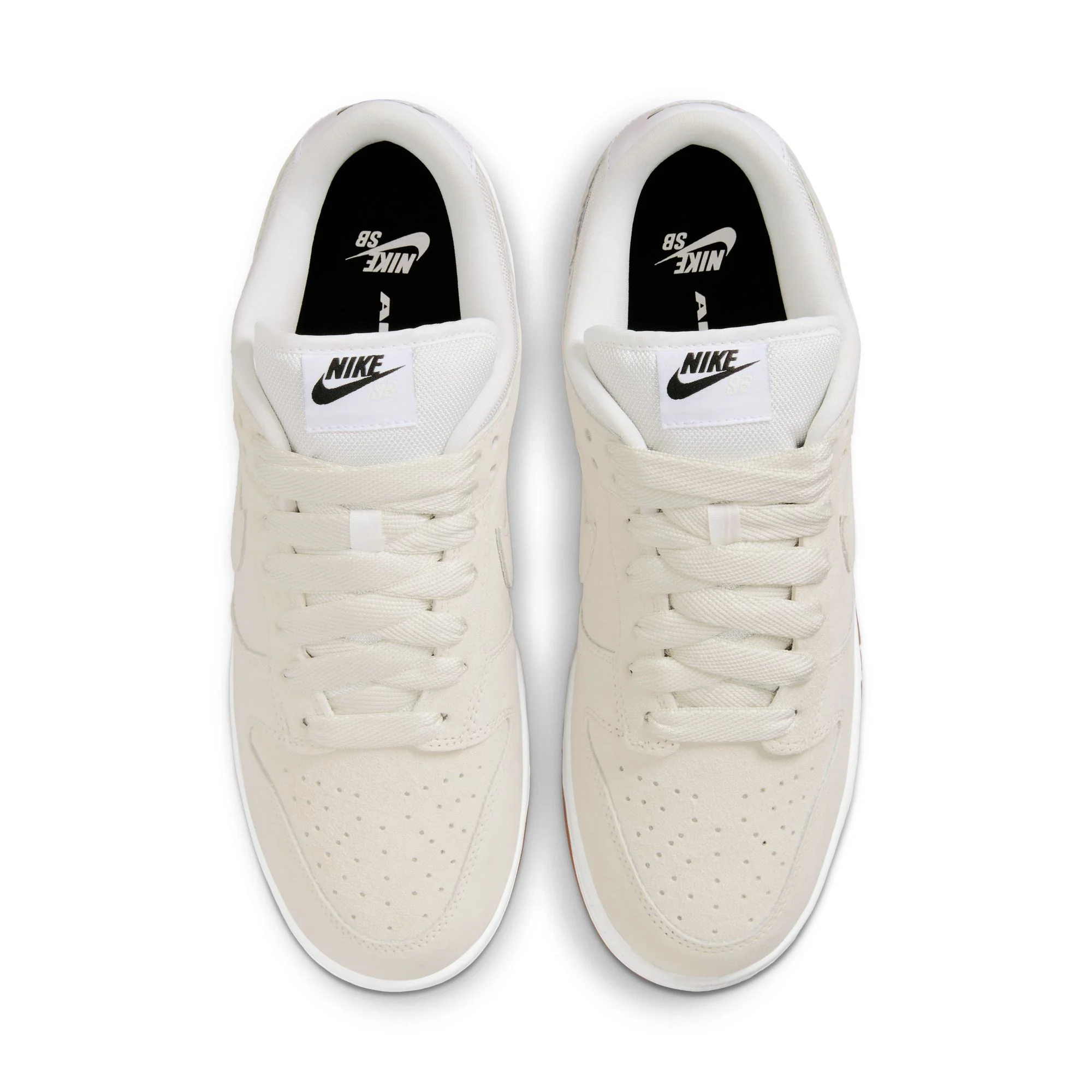 NIKE SB DUNK LOW PRO B PALE IVORY / SUMMIT WHITE - Image 4