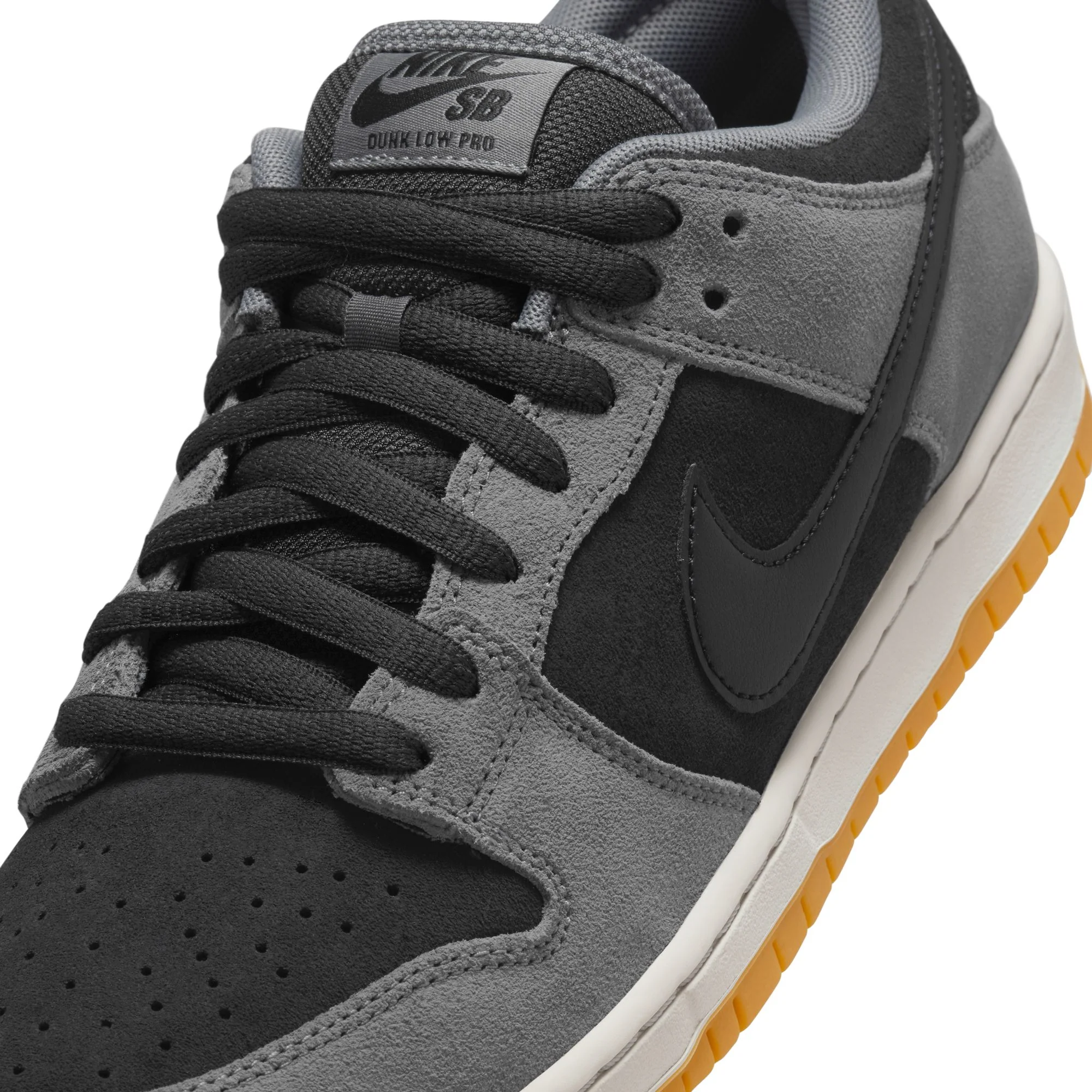NIKE SB DUNK LOW PRO DK SMOKE GREY / BLACK-SMOKE GREY - Image 7
