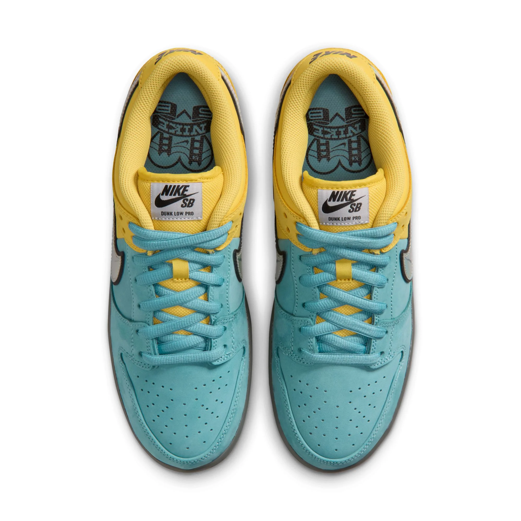NIKE SB DUNK LOW PRO LIGHTENING / WOLF GREY-DENIM TURQ - Image 4