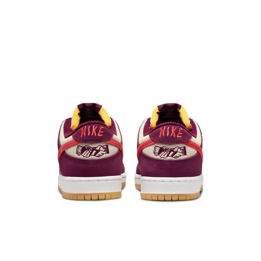 NIKE SB DUNK LOW PRO "SKATE LIKE A GIRL" DARK BEETROOT / CRIMSON - Image 11