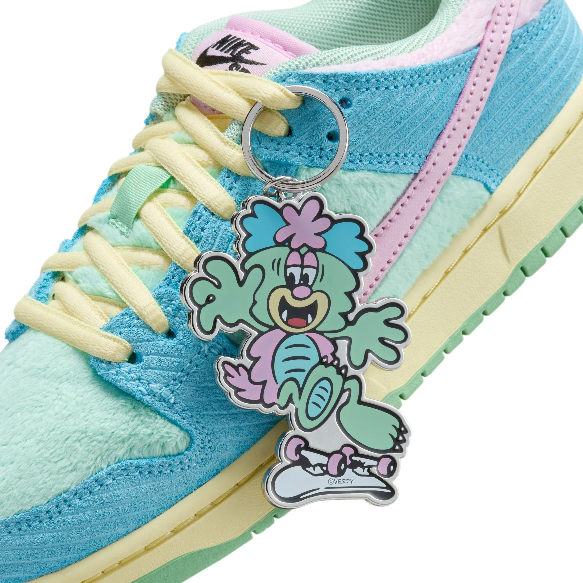 NIKE SB DUNK LOW PRO VERDY PS BLUE GAZE/ARCTIC PINK-BICYCLE YELLOW - Image 2