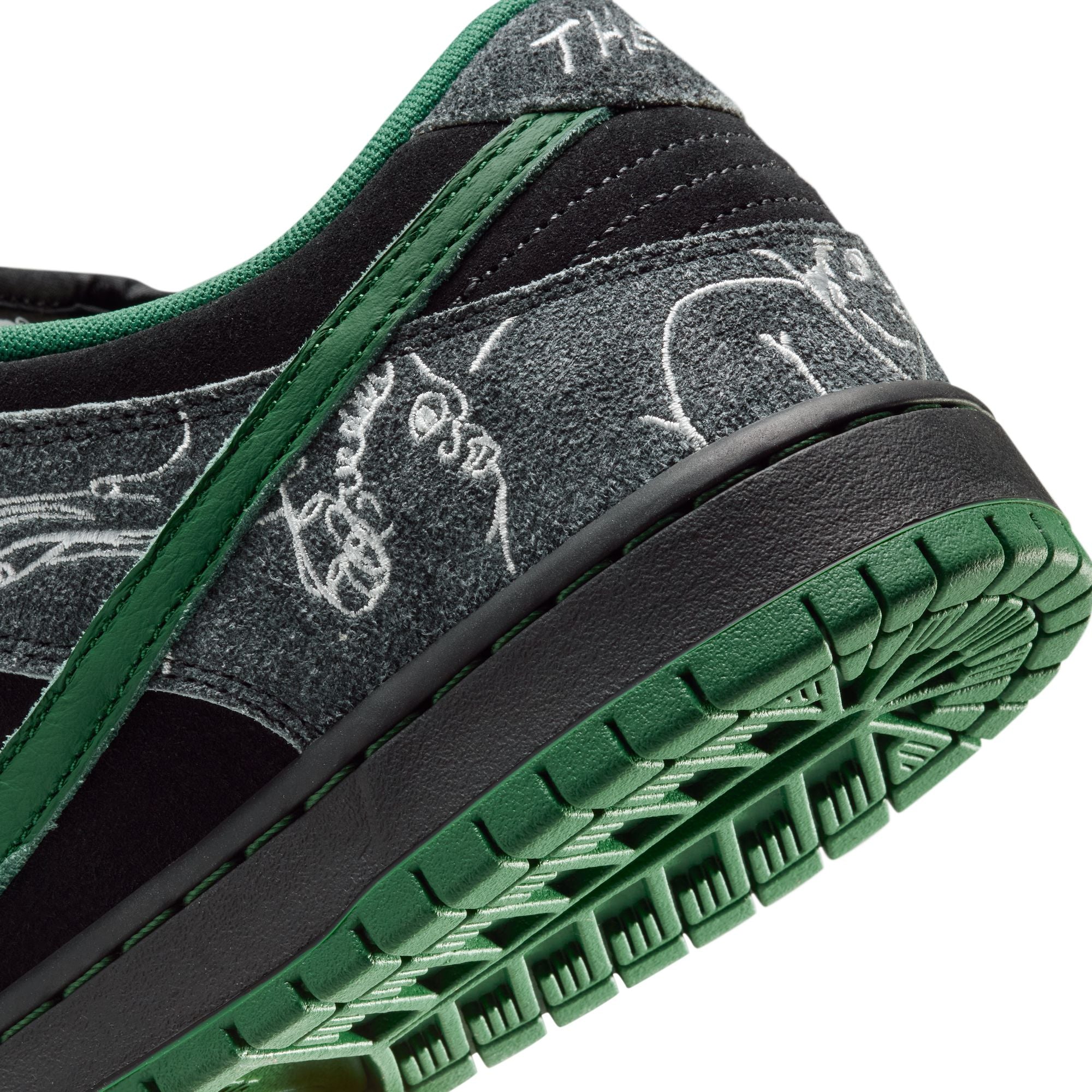 NIKE SB DUNK LOW X THERE BLACK/GORGE GREEN-SUMMIT WHITE - Image 8