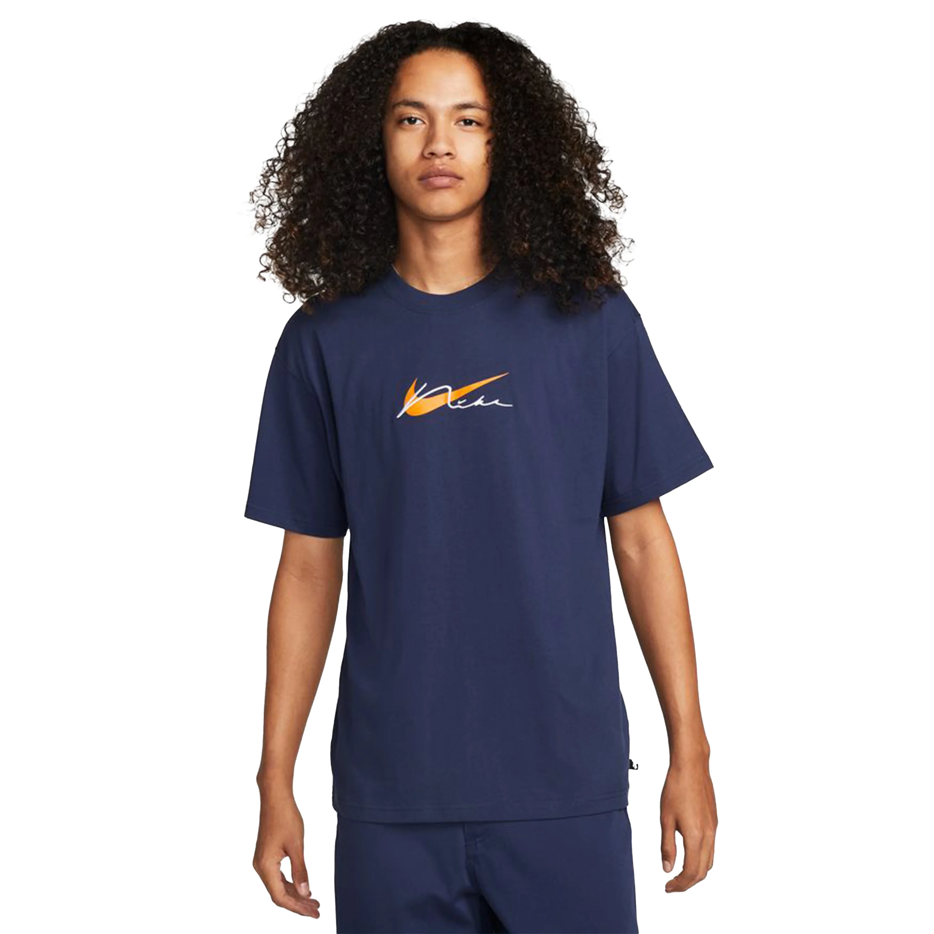 NIKE SB EMBROIDERED SKATE TEE MIDNIGHT NAVY