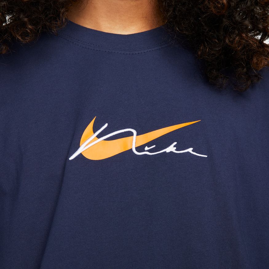 NIKE SB EMBROIDERED SKATE TEE MIDNIGHT NAVY - Image 2