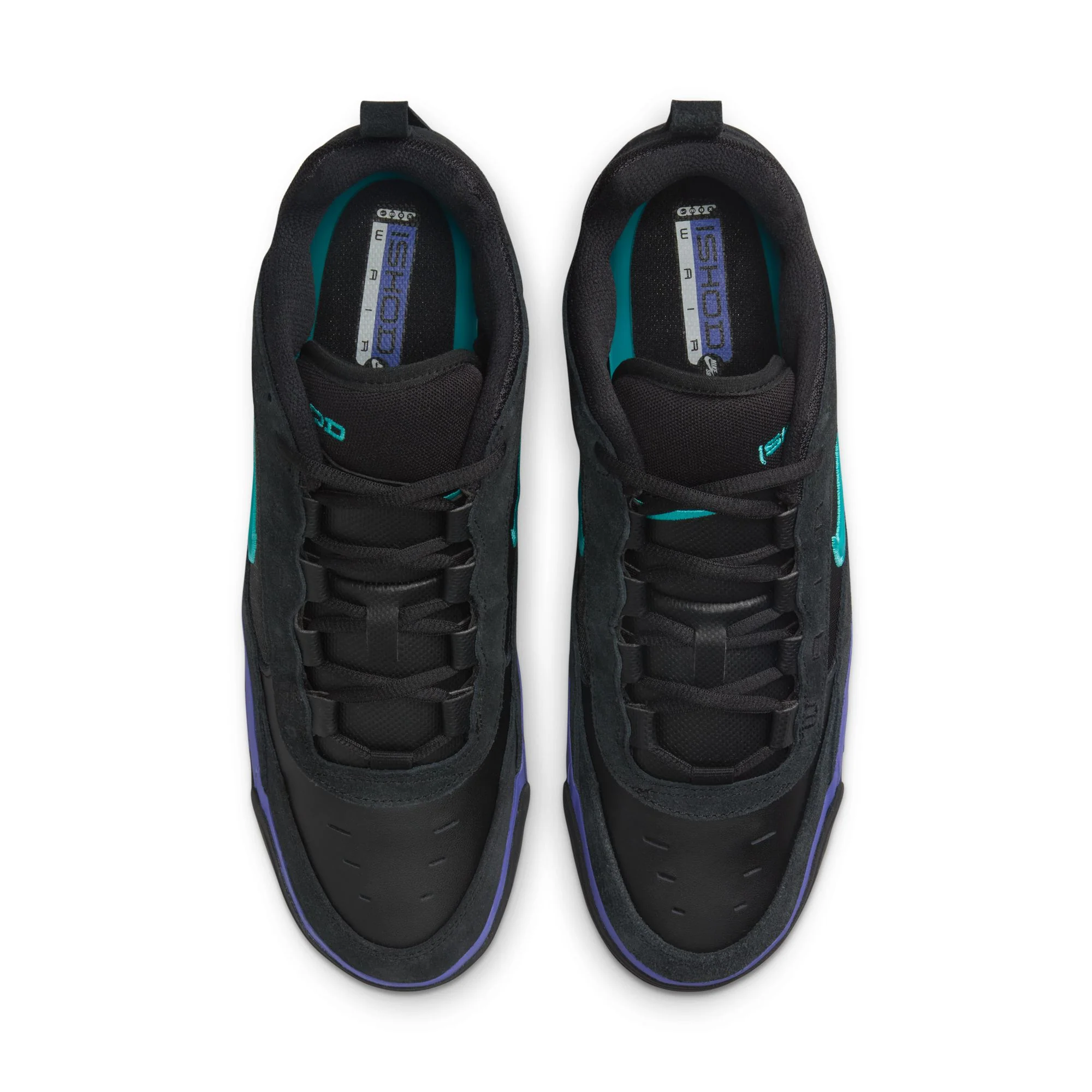 NIKE SB ISHOD 2 AIR MAX BLACK / DUSTY CACTUS-BLACK-PERSIAN VIOLET - Image 3