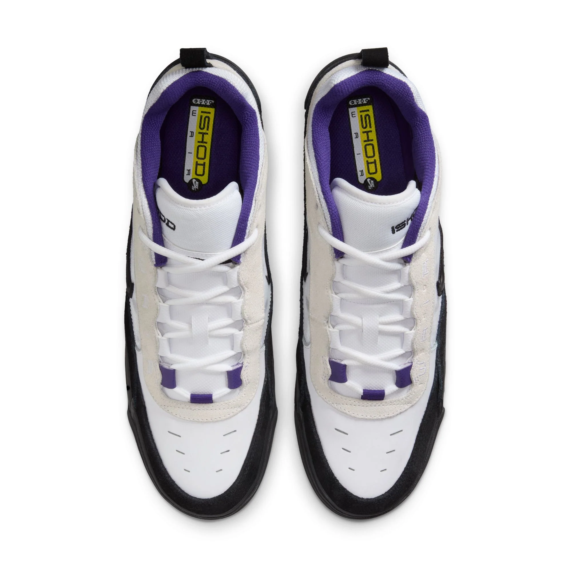 NIKE SB ISHOD 2 AIR MAX WHITE/BLACK-COURT PURPLE-BLACK - Image 4