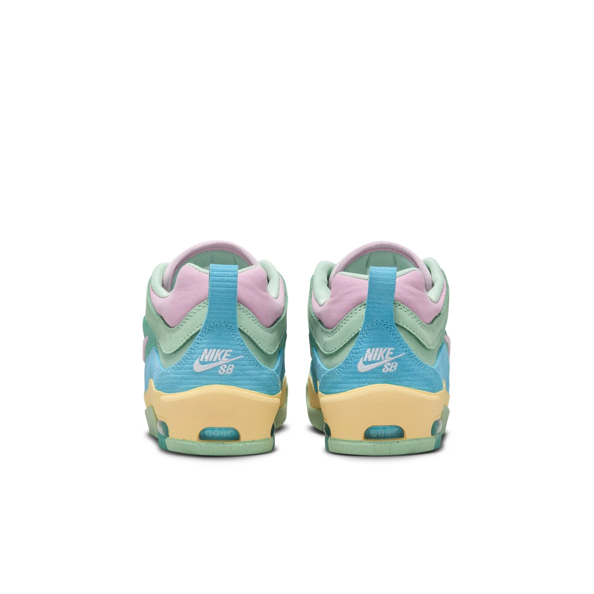 NIKE SB ISHOD 2 VERDY AIR MAX BLUE GAZE / LT ARCTIC PINK-ENAMEL GREEN - Image 2