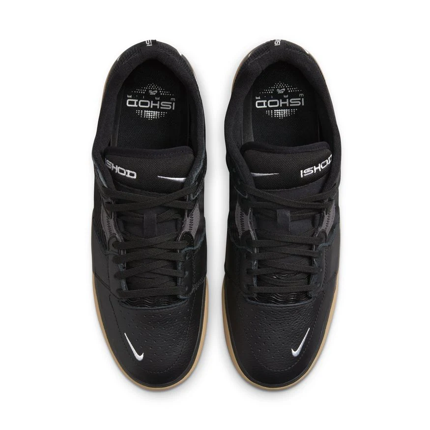 NIKE SB ISHOD PRM BLACK / WHITE / DARK GREY - Image 4