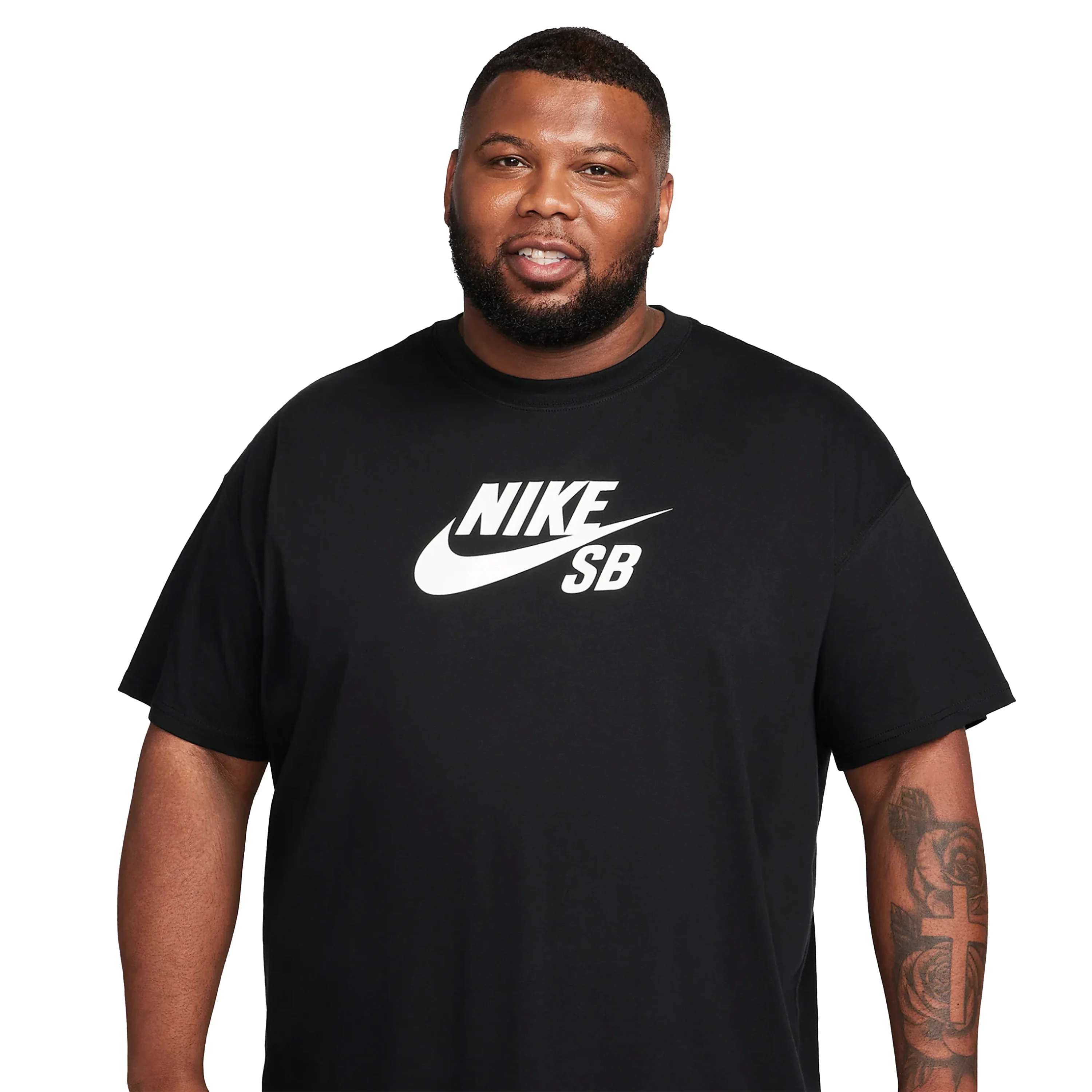 NIKE SB LOGO SKATE TEE BLACK