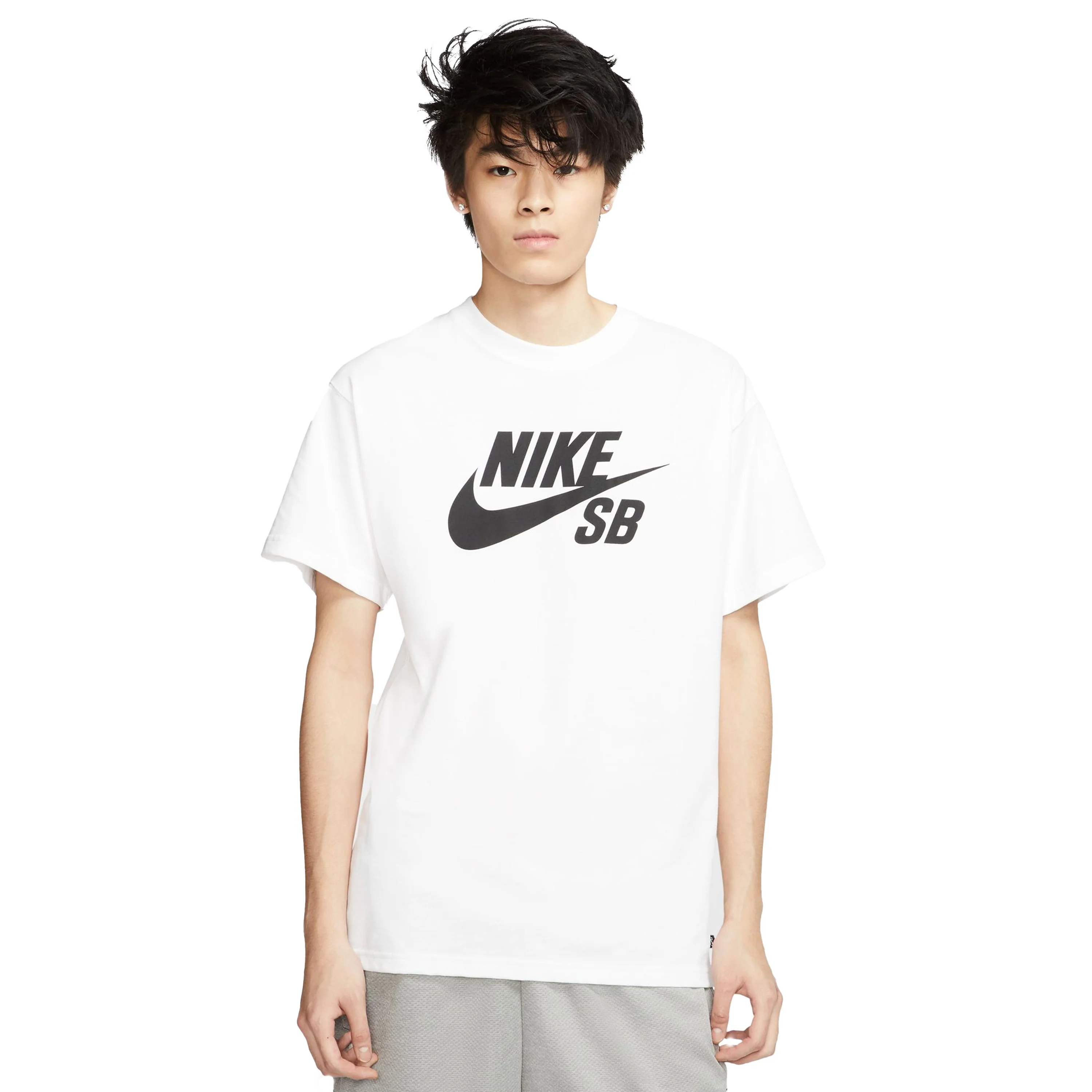 NIKE SB LOGO SKATE TEE WHITE