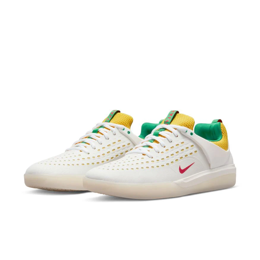 NIKE SB NYJAH 3 PRM SUMMIT WHITE/BLACK-TOUR YELLOW - Image 8
