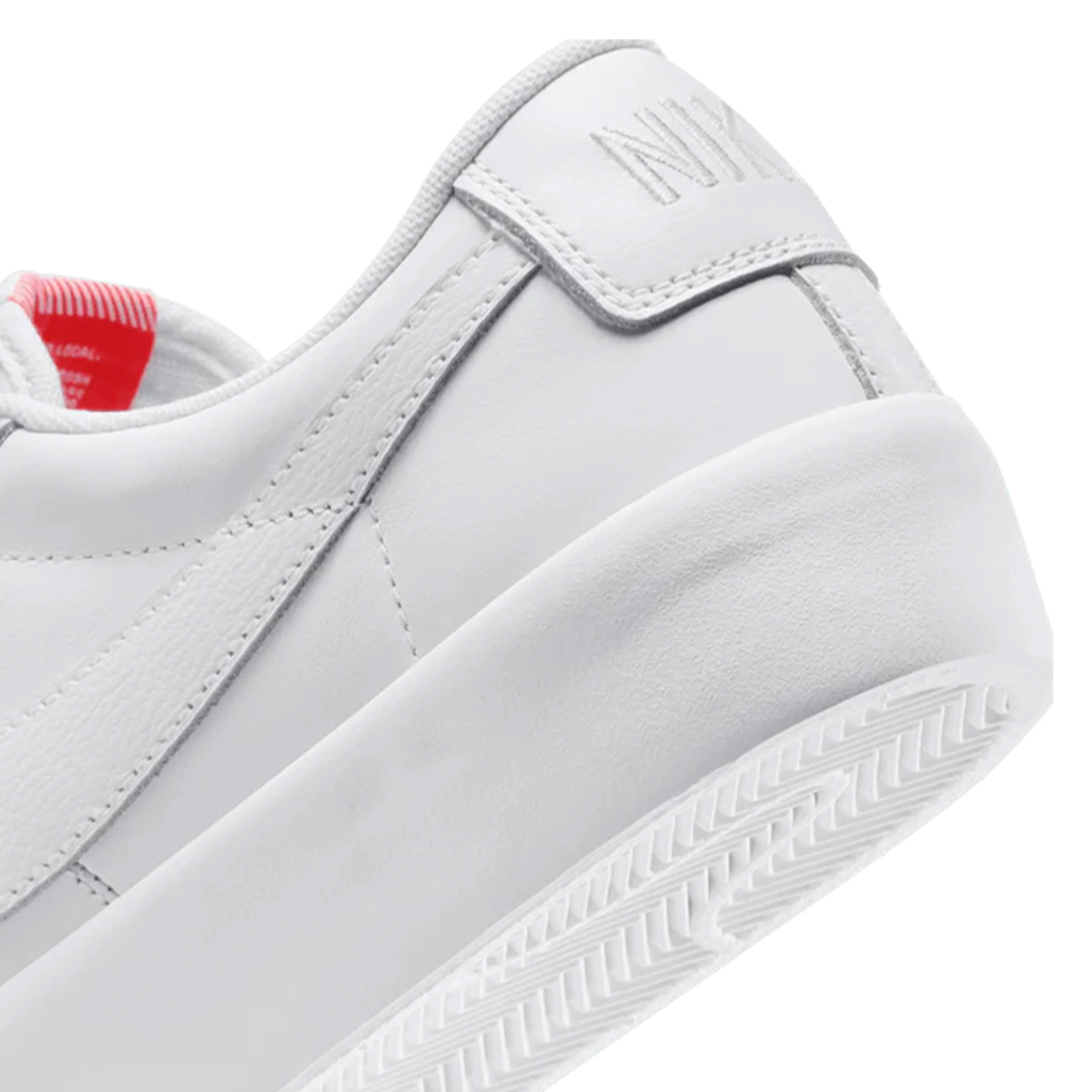 NIKE SB ORANGE LABEL BLAZER LOW PRO GT ISO WHITE / WHITE-WHITE-WHITE - Image 3