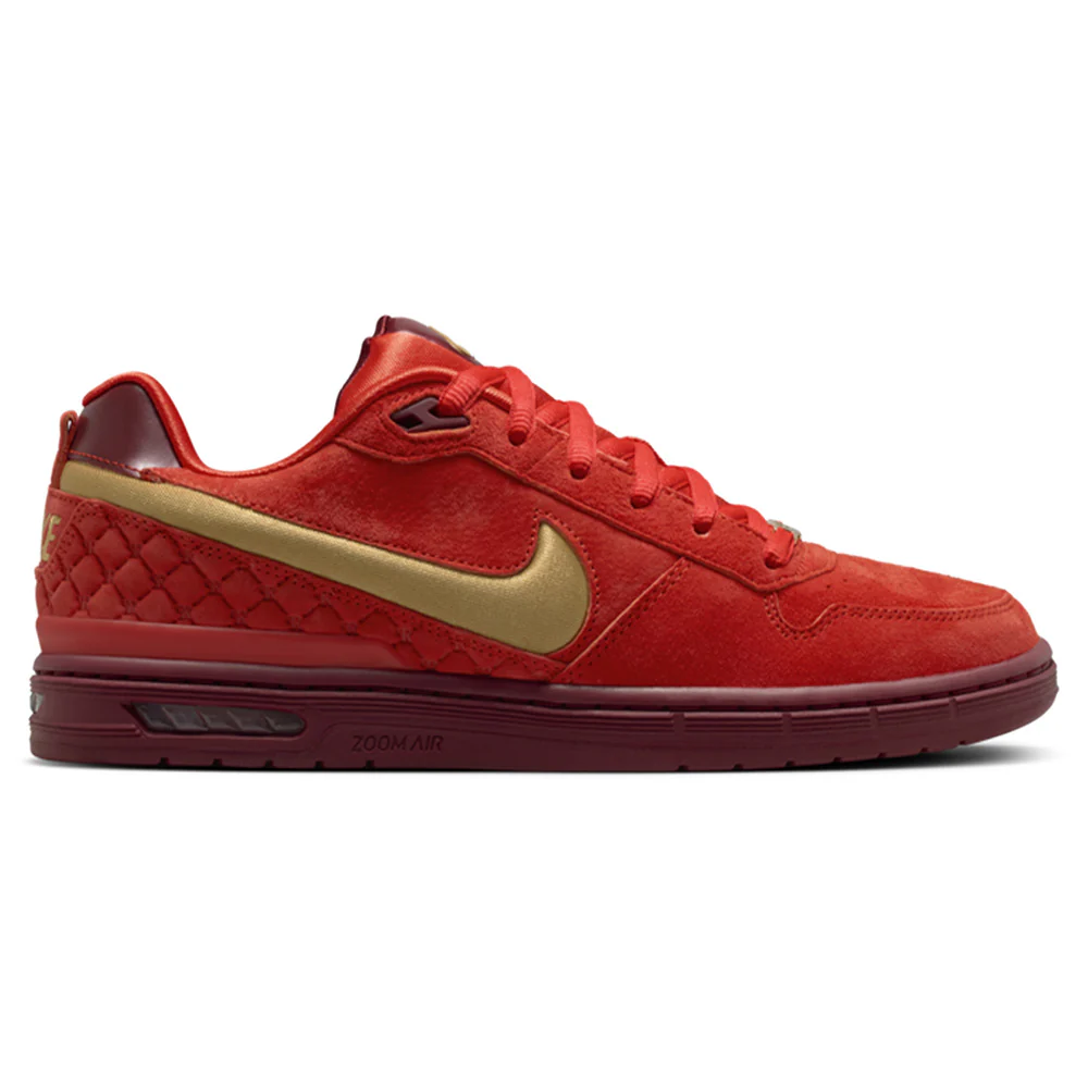 NIKE SB P-ROD 1 ZOOM AIR LOW "ALL STAR WEEKEND" HABANERO RED /CLUB GOLD-TEAM RED