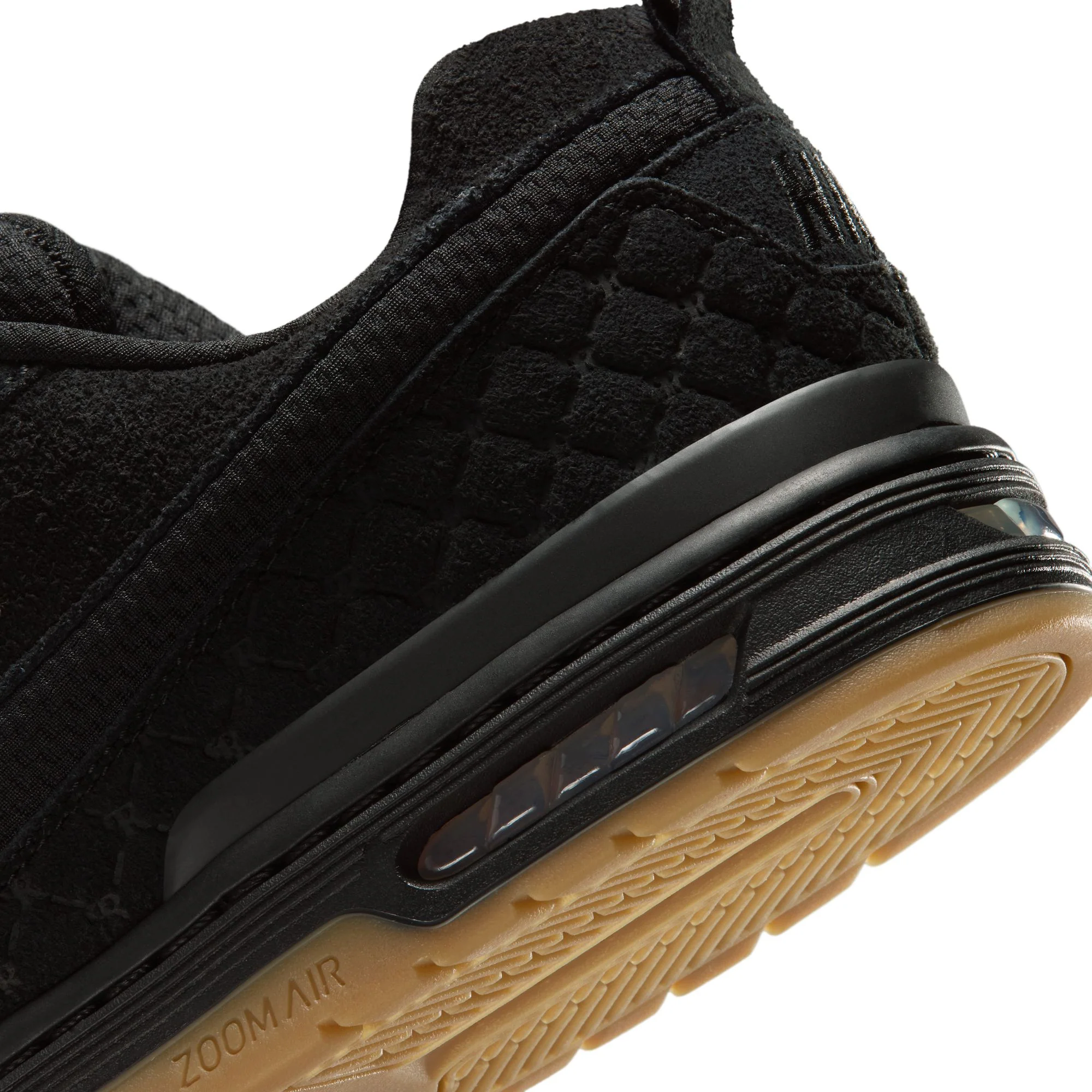 NIKE SB P-ROD 1 ZOOM AIR LOW BLACK / BLACK-BLACK-GUM LIGHT BROWN - Image 9