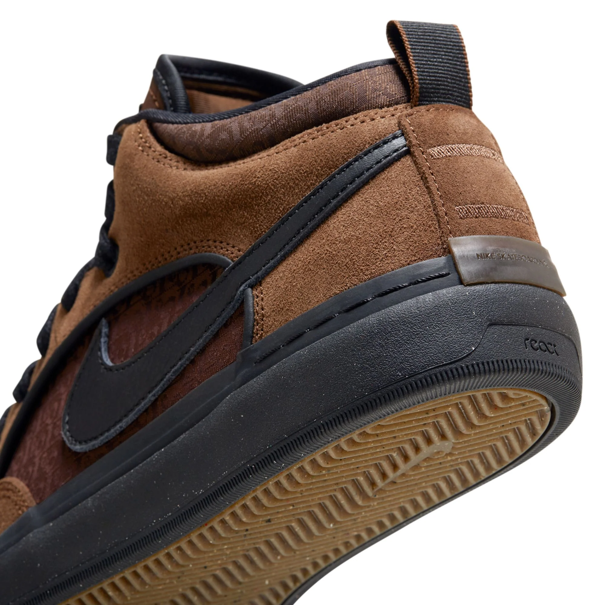 NIKE SB REACT LEO BROWN / BLACK - Image 6
