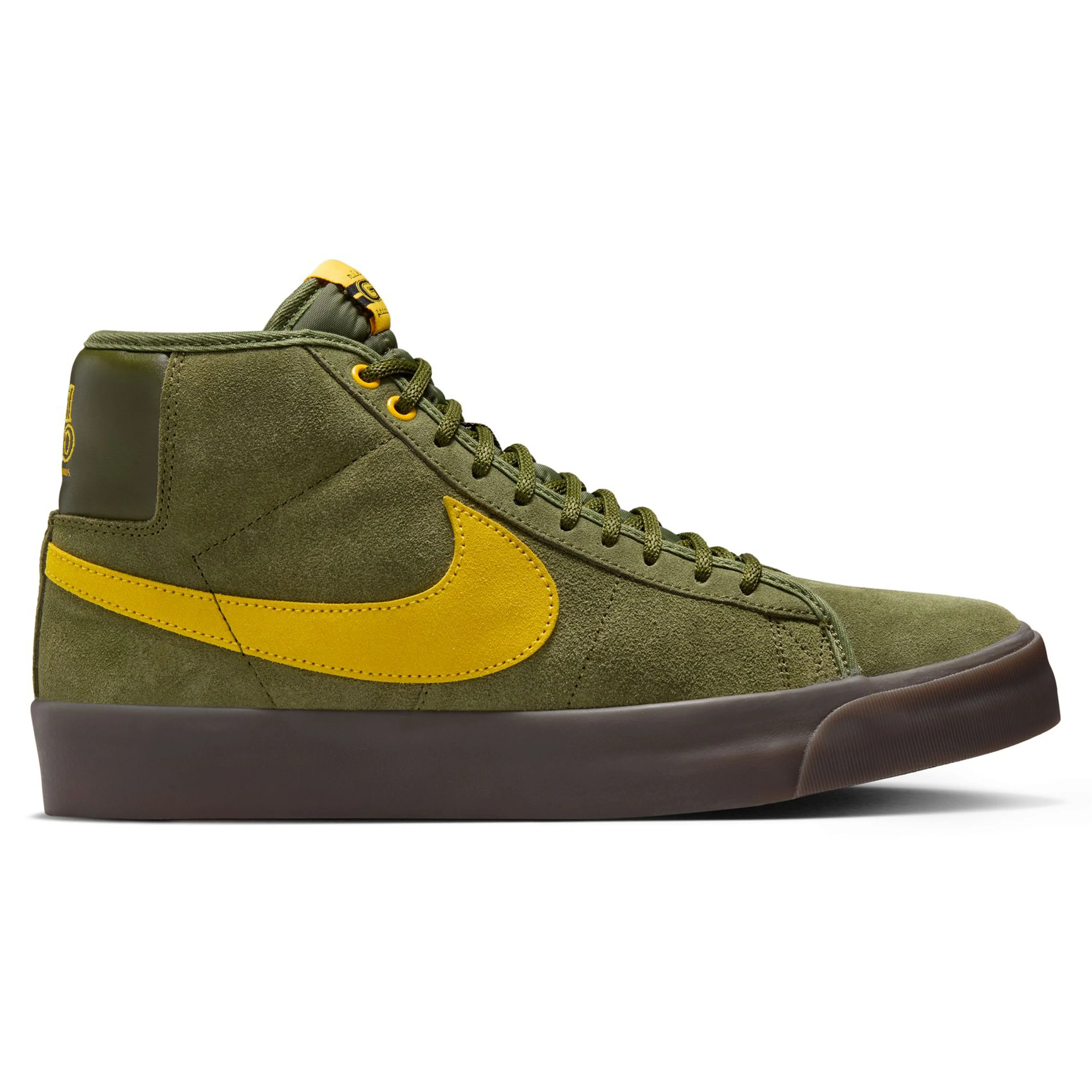 NIKE SB X ANTIHERO BLAZER GT MID ROUGH GREEN / AMARILLO-ROUGH GREEN