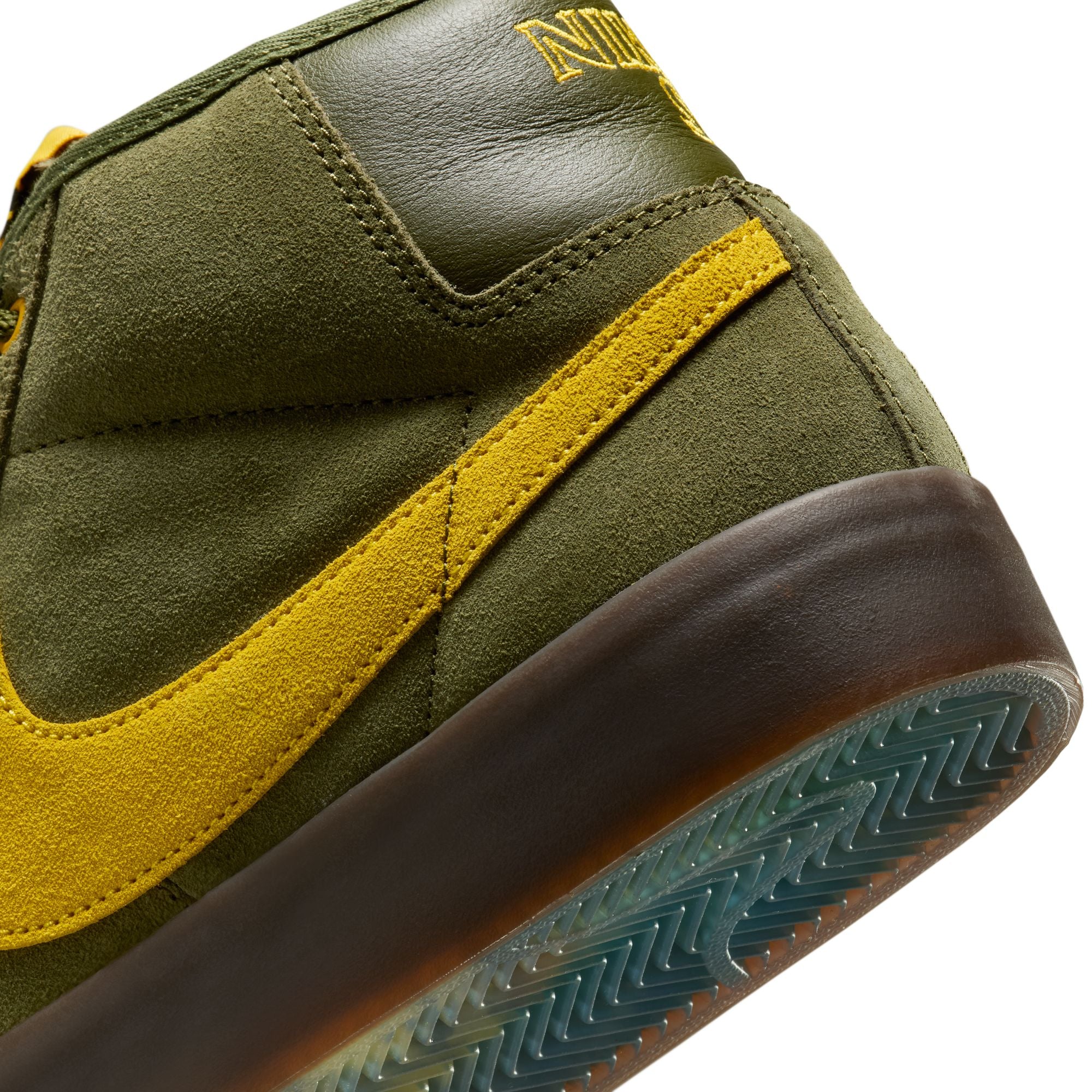 NIKE SB X ANTIHERO BLAZER GT MID ROUGH GREEN / AMARILLO-ROUGH GREEN - Image 8