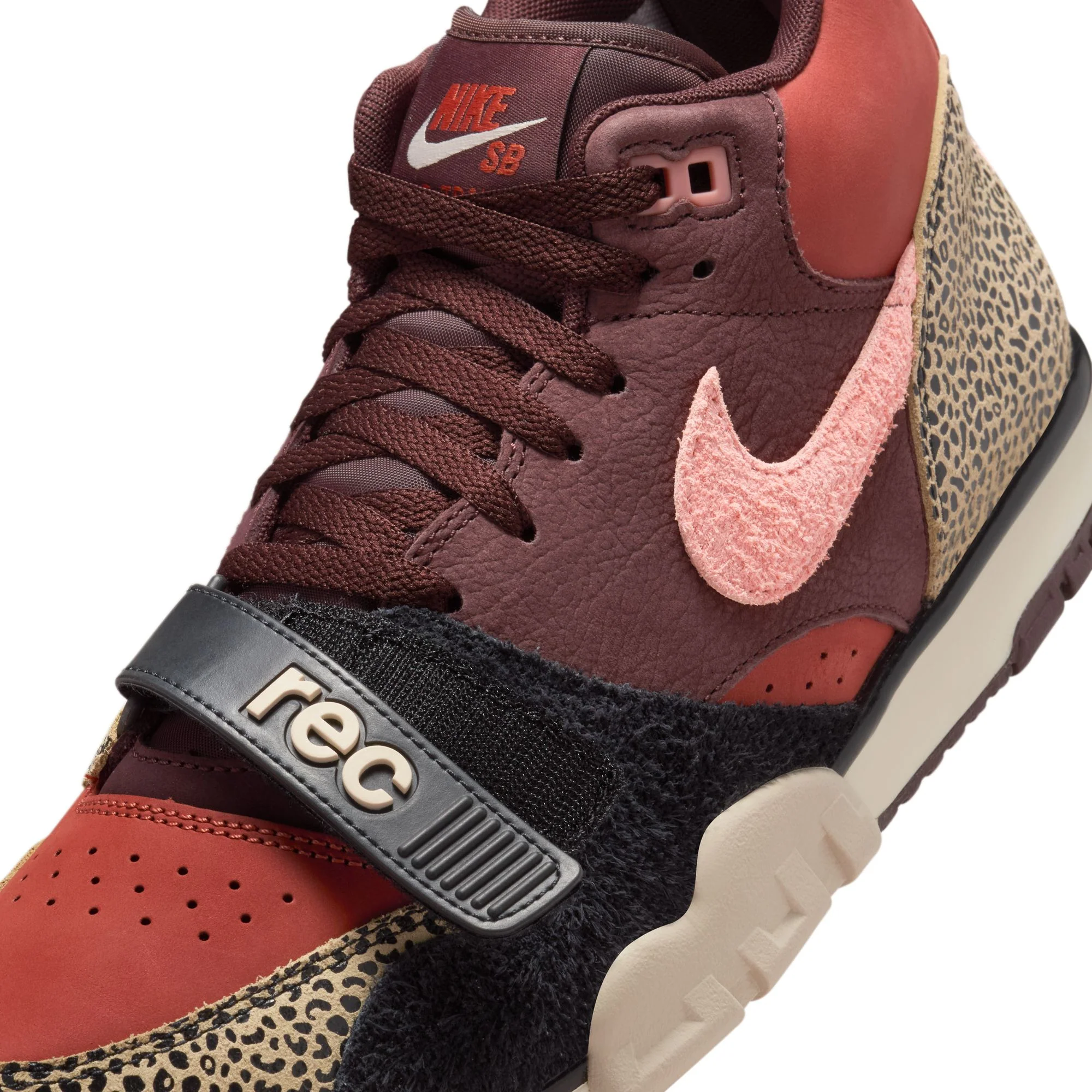 NIKE SB X ARTS-REC AIR TRAINER 1 LIMESTONE/PINK QUARTZ-EARTH-DUSTY PEACH-BLACK-DESERT SAND - Image 4
