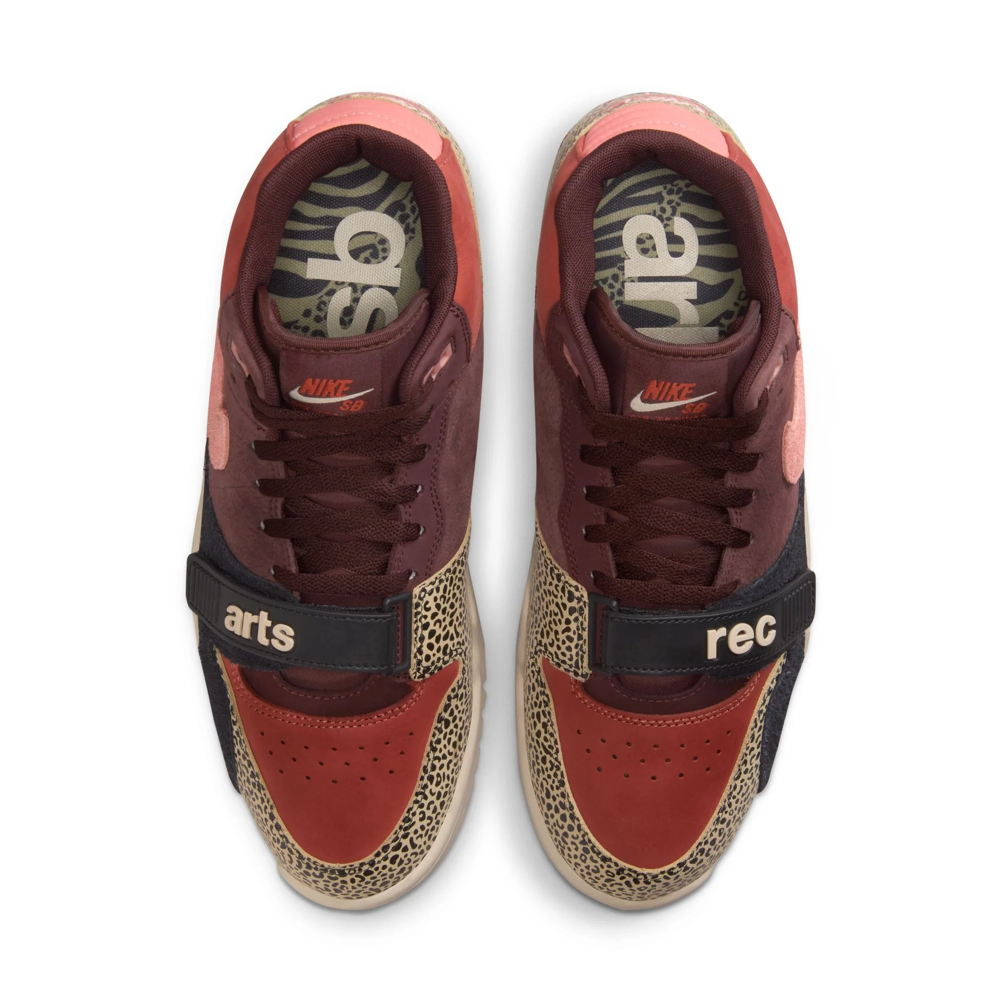 NIKE SB X ARTS-REC AIR TRAINER 1 LIMESTONE/PINK QUARTZ-EARTH-DUSTY PEACH-BLACK-DESERT SAND - Image 6
